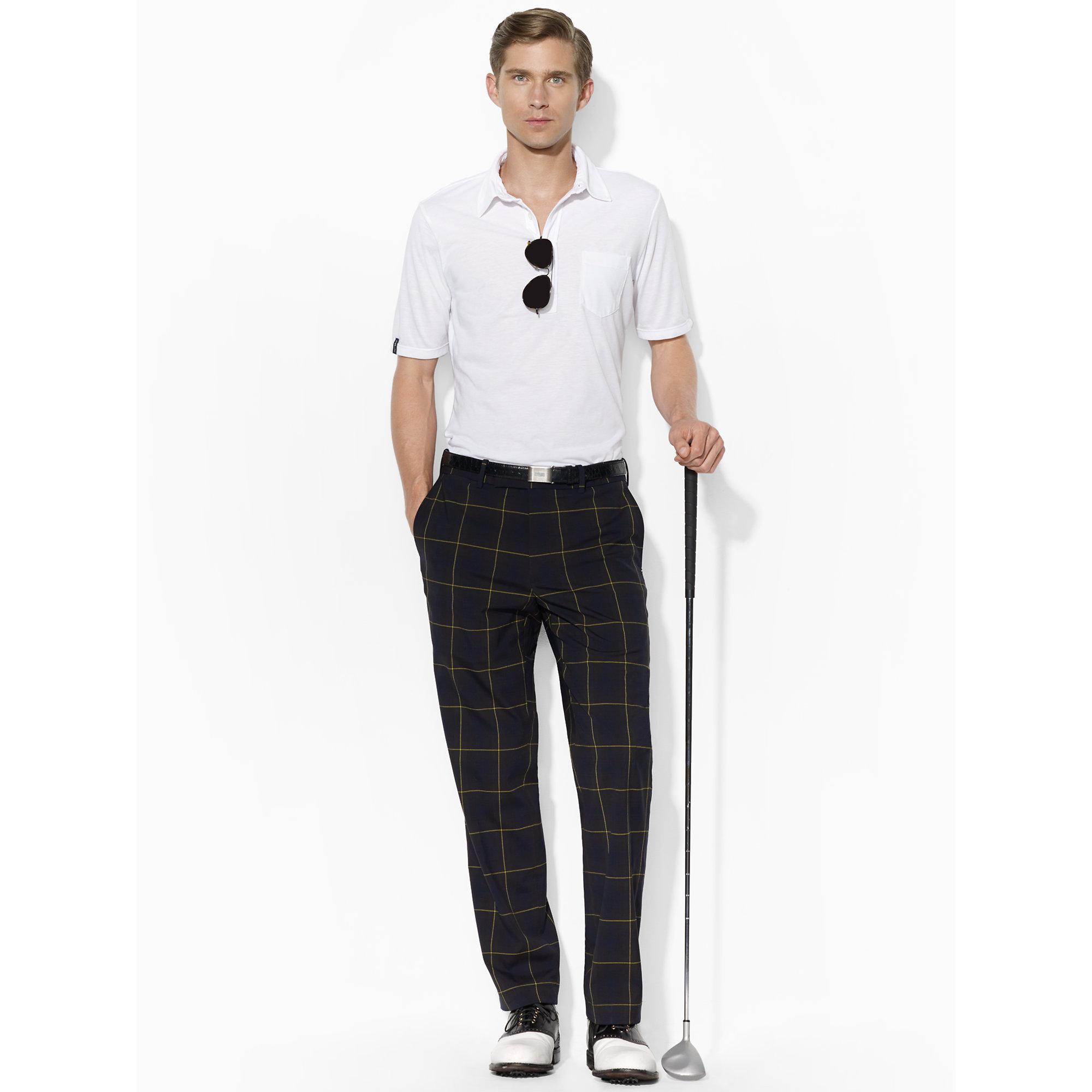 men's ralph lauren plaid pants