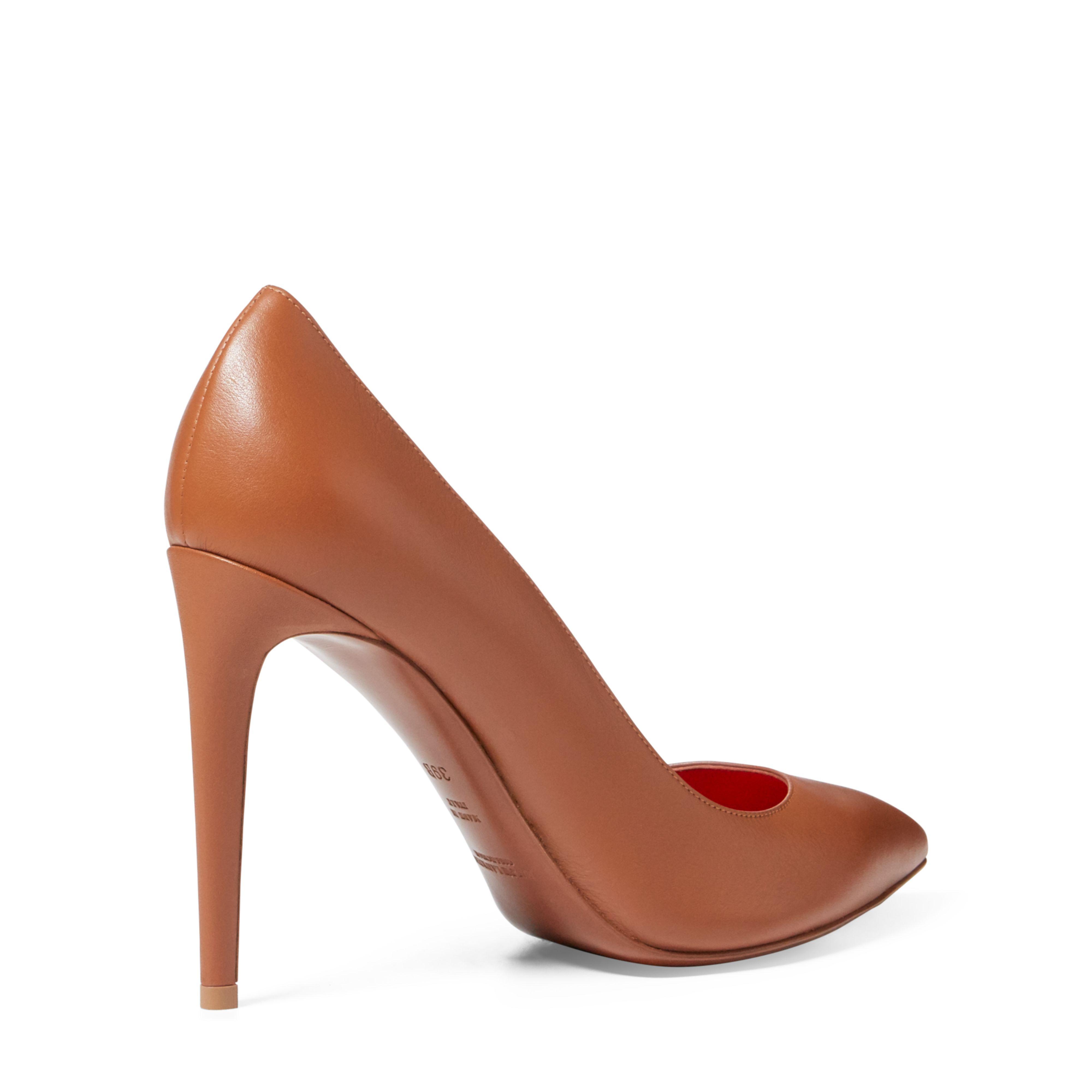 Lyst - Ralph Lauren Celia Nappa Leather Pump