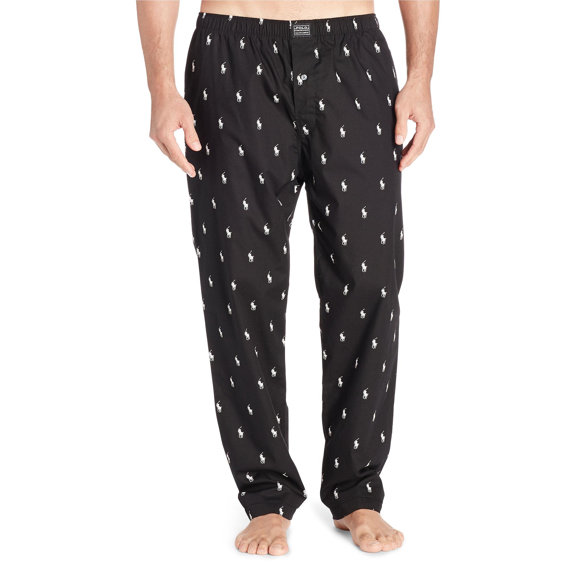 polo allover pony pants