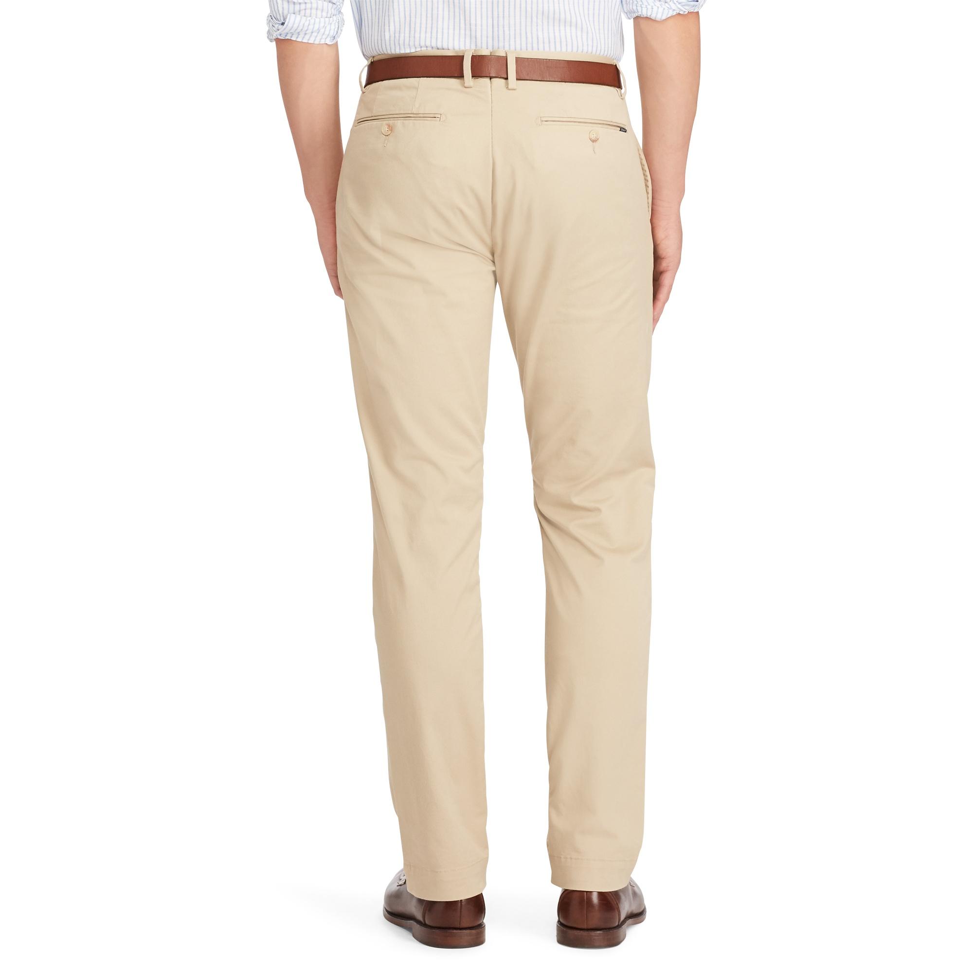 Polo Ralph Lauren Stretch Straight Fit Chino in Natural for Men - Lyst