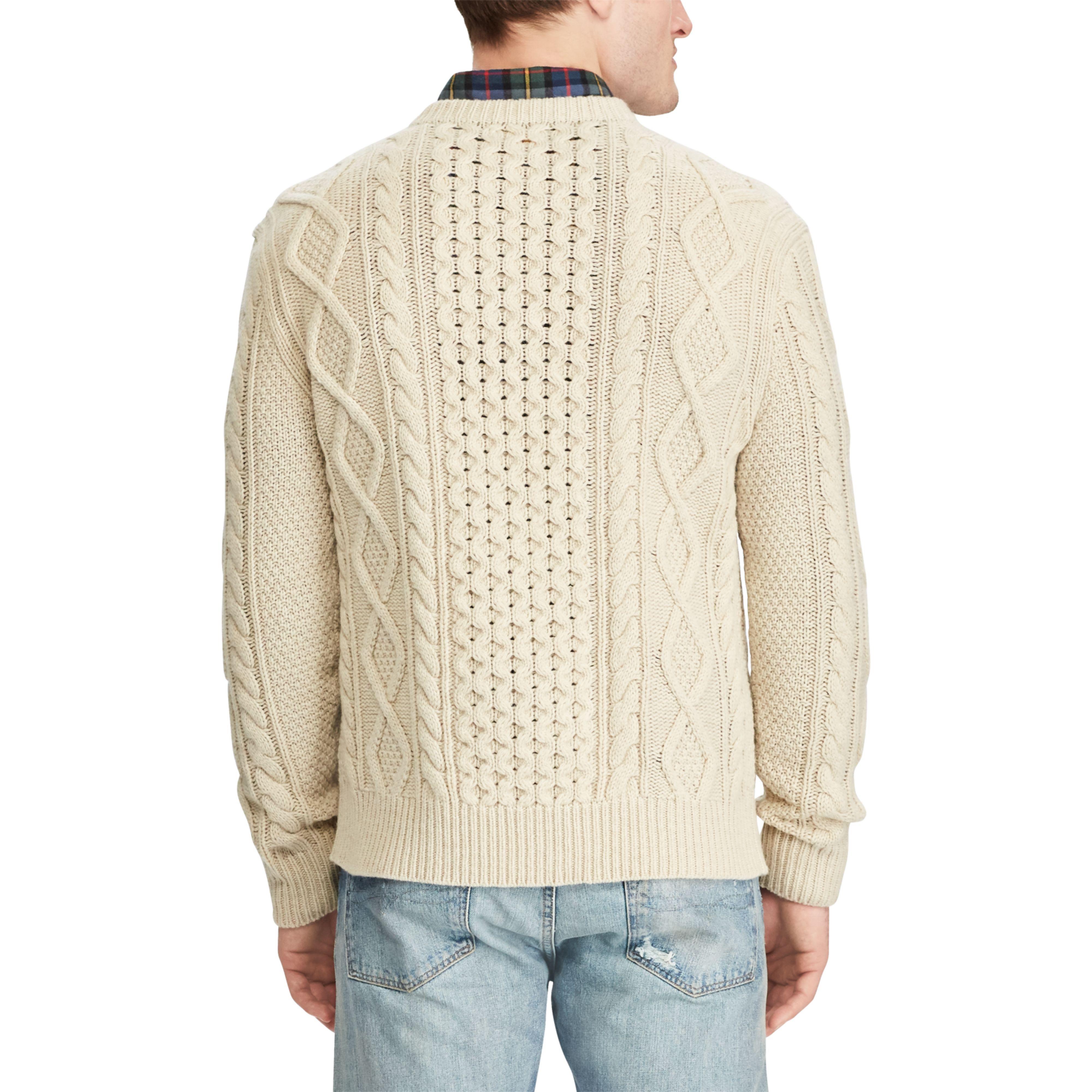 Lyst - Polo Ralph Lauren The Iconic Fisherman's Sweater for Men