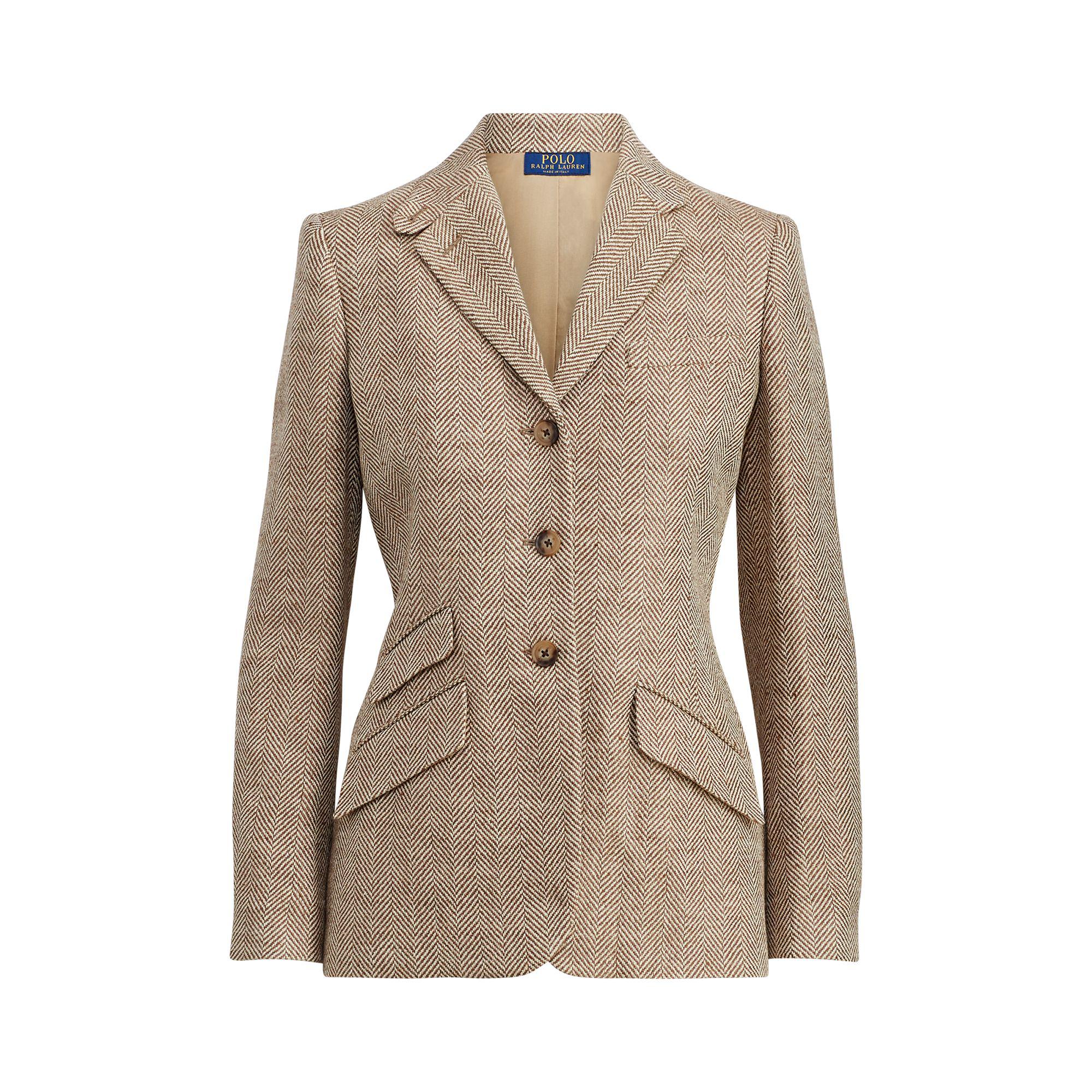 ralph lauren womens linen blazer