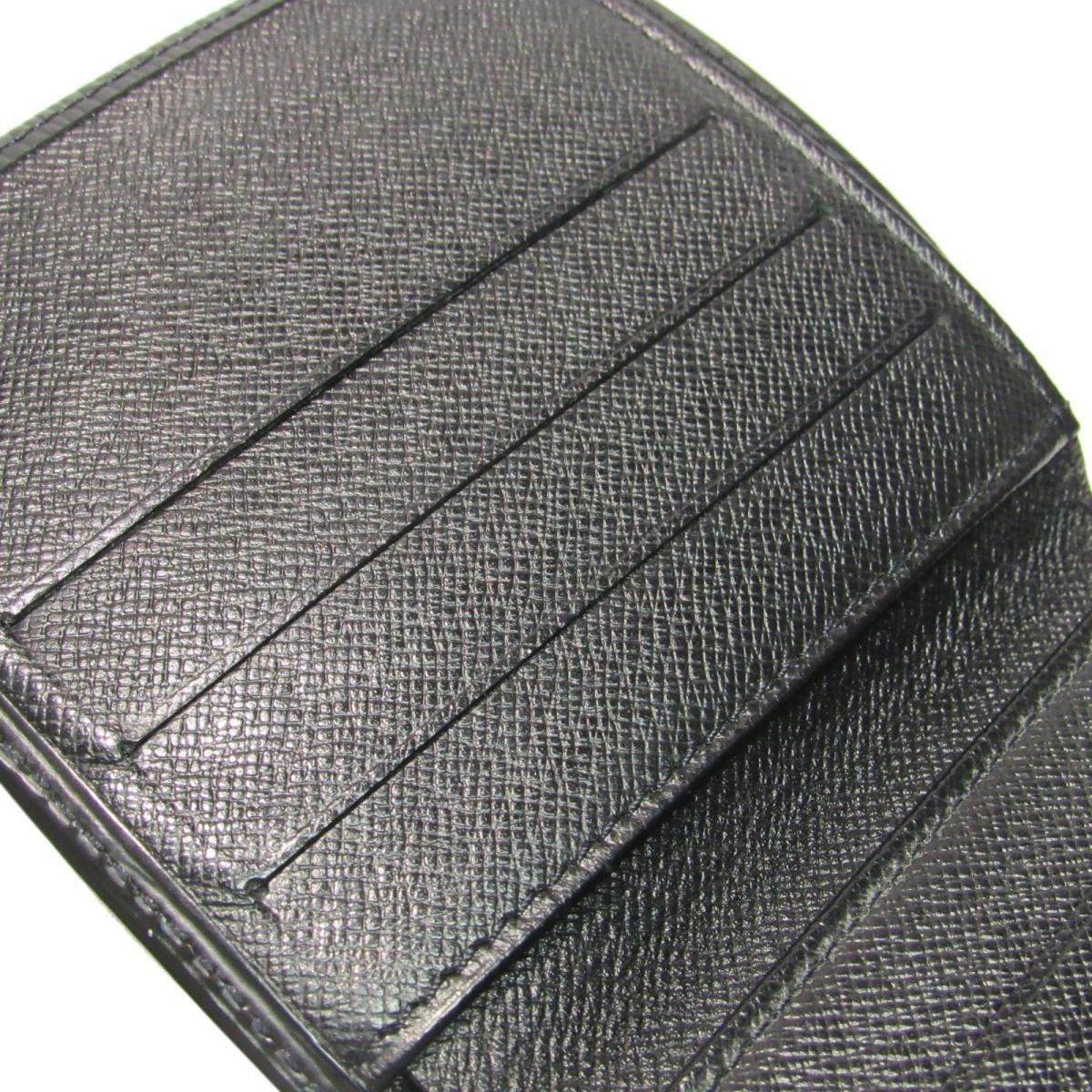 Louis Vuitton Auth Porte Billet 6 Cartes Credit Bifold Wallet Purse M63312 Epi in Black for Men ...
