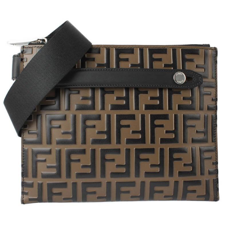 Fendi Leather Cross Body Bag in Black for Men Save 31 Lyst