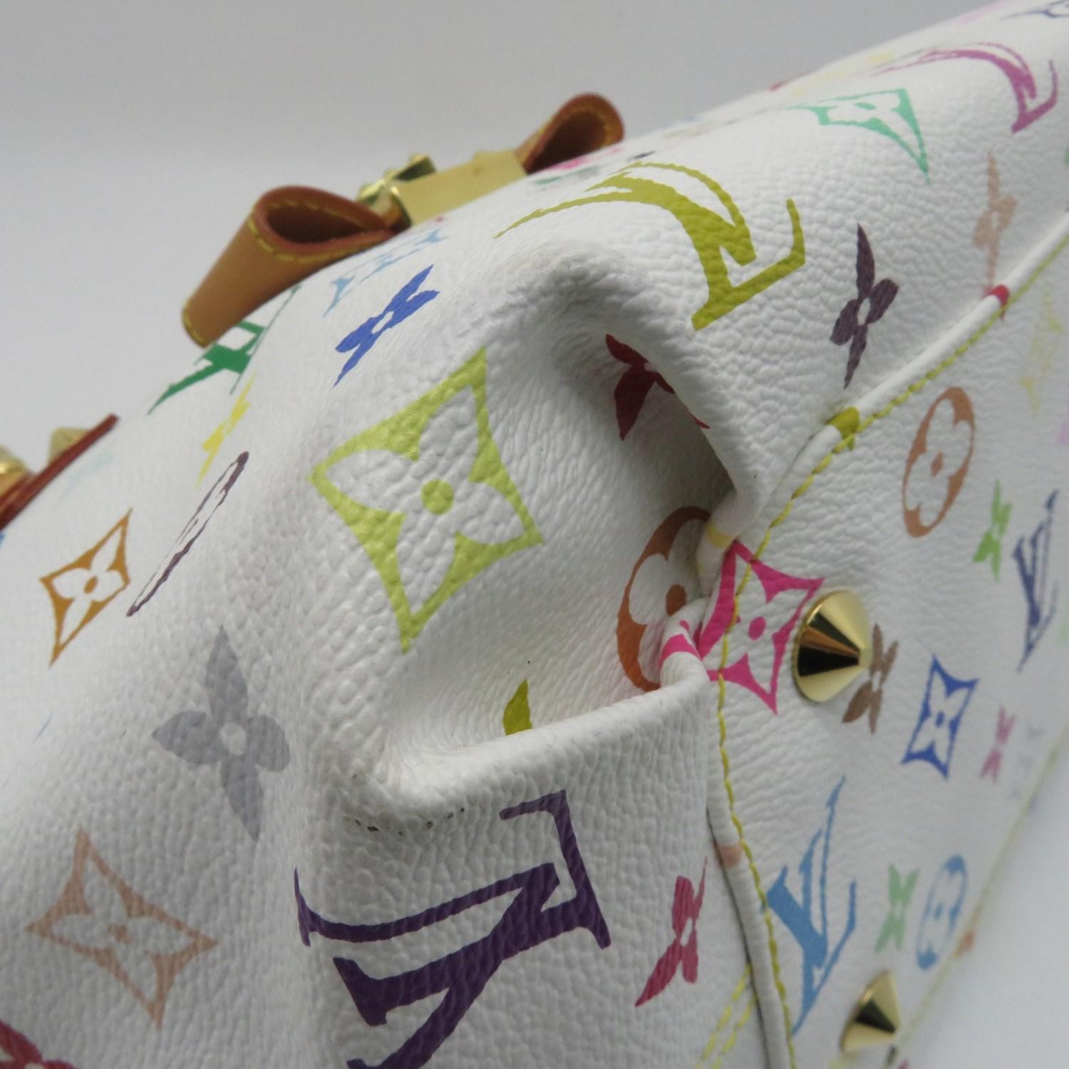 Louis Vuitton Lv Annie Mm Hand Bag M40307 Monogram Multicolore White 3931 in White - Lyst