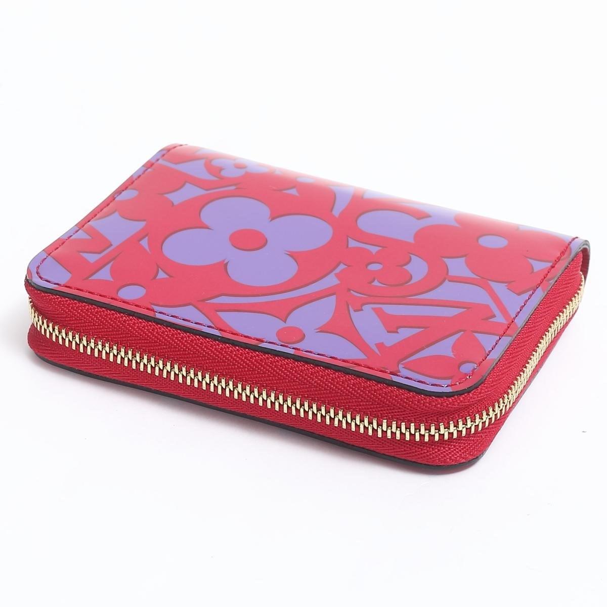 Louis Vuitton Auth Sweet Monogram Zippy Coin Purse M90130 Vernis Rose Indian in Red - Lyst