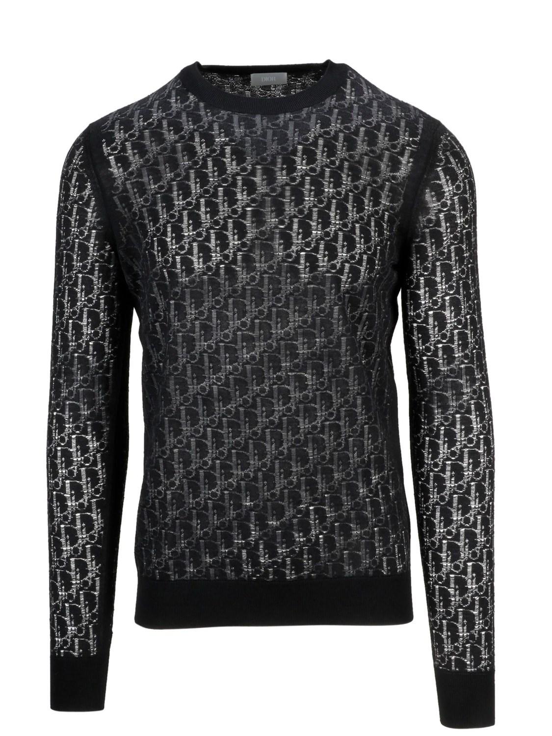 Lyst - Dior Men's 923m620at936900 Black Wool Sweater in Black for Men