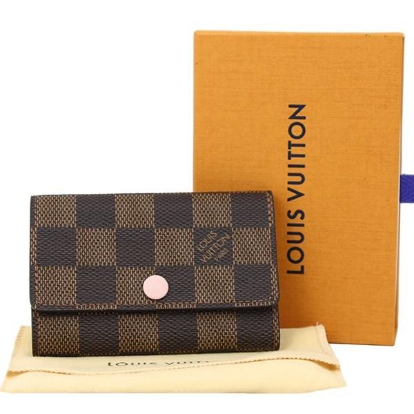 Louis Vuitton Multicles 6 Damier Brown Pink Key Case in Brown - Lyst