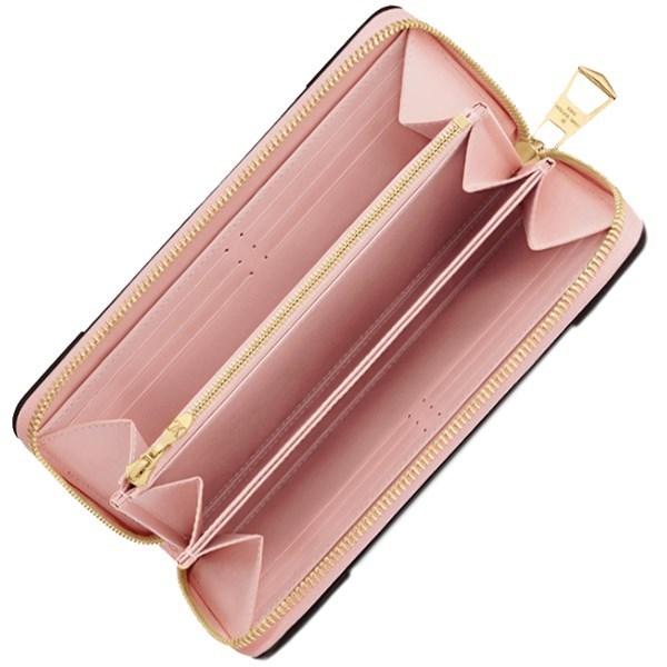 Louis Vuitton Zippy Venice Monogram Patent Leather Pink Women Wallet in Brown - Lyst
