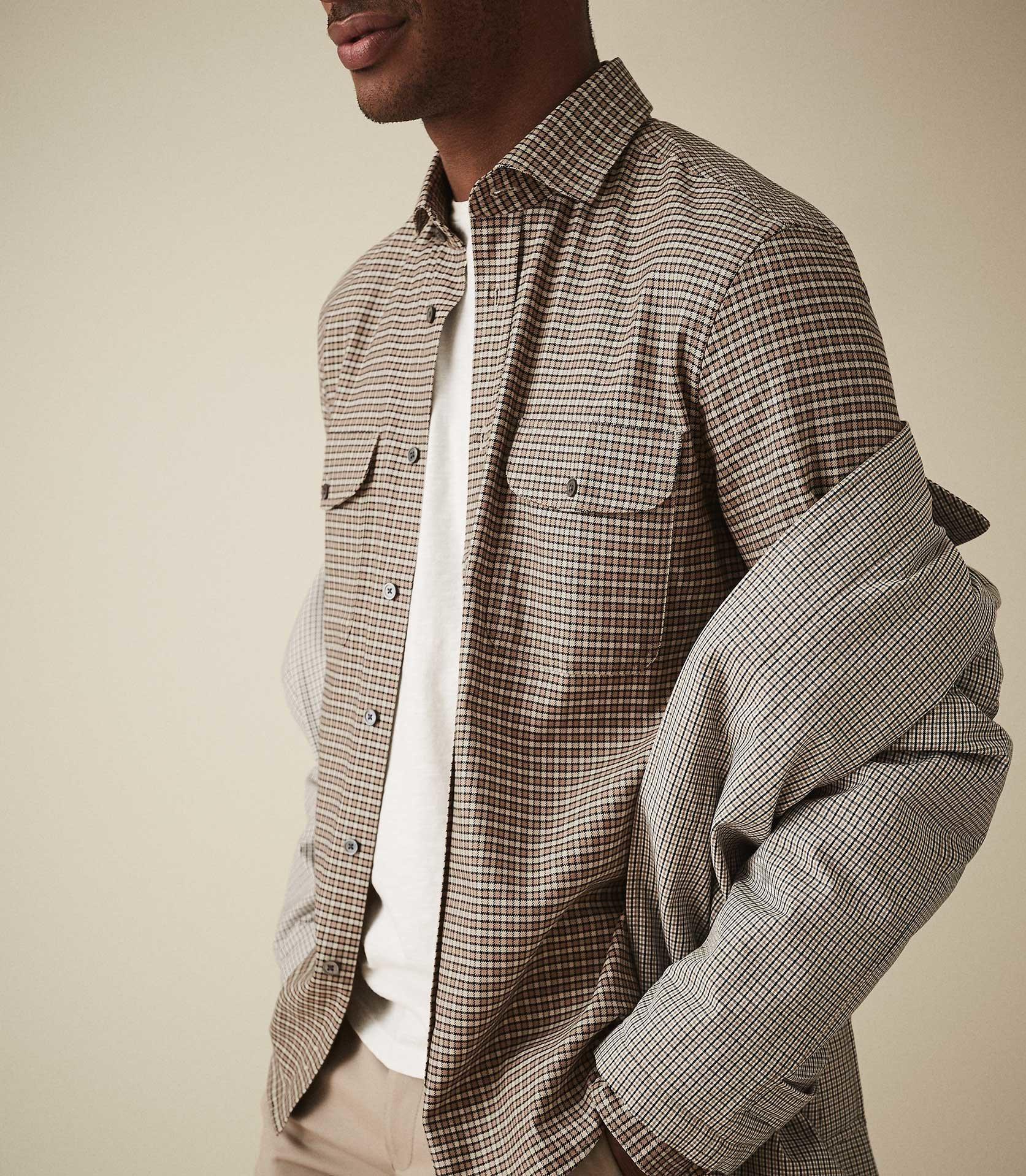 gingham overshirt