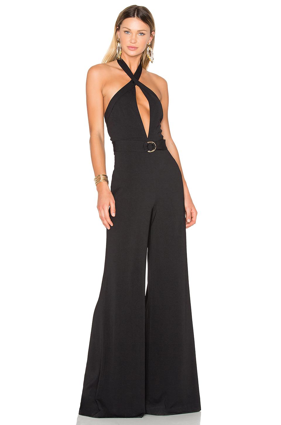 Lyst - Jill Jill Stuart Halter Jumpsuit in Black