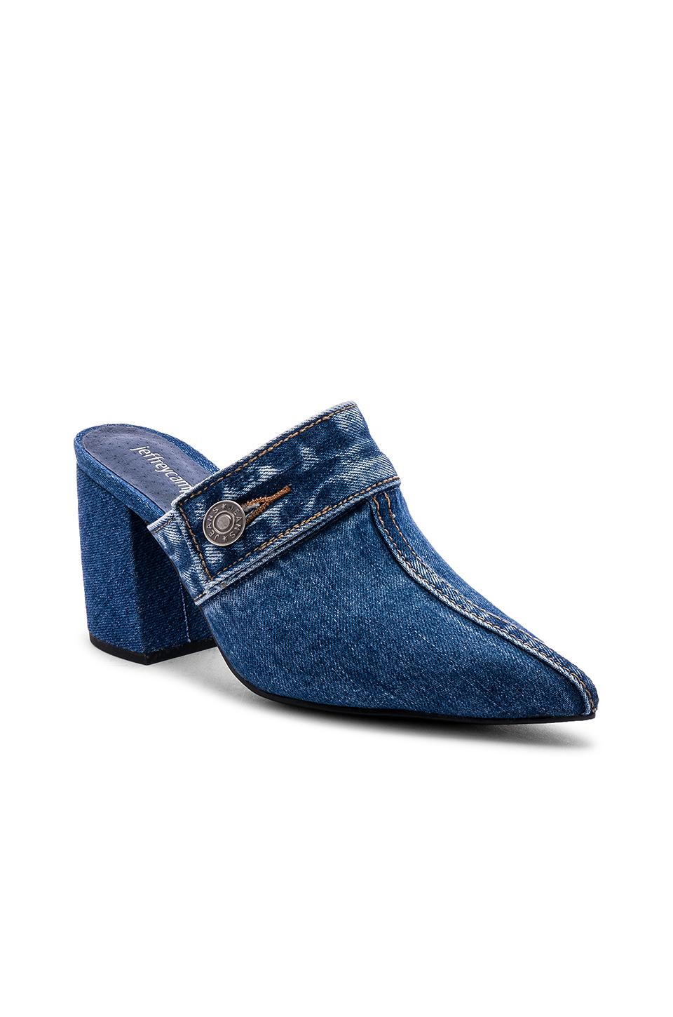 denim mule