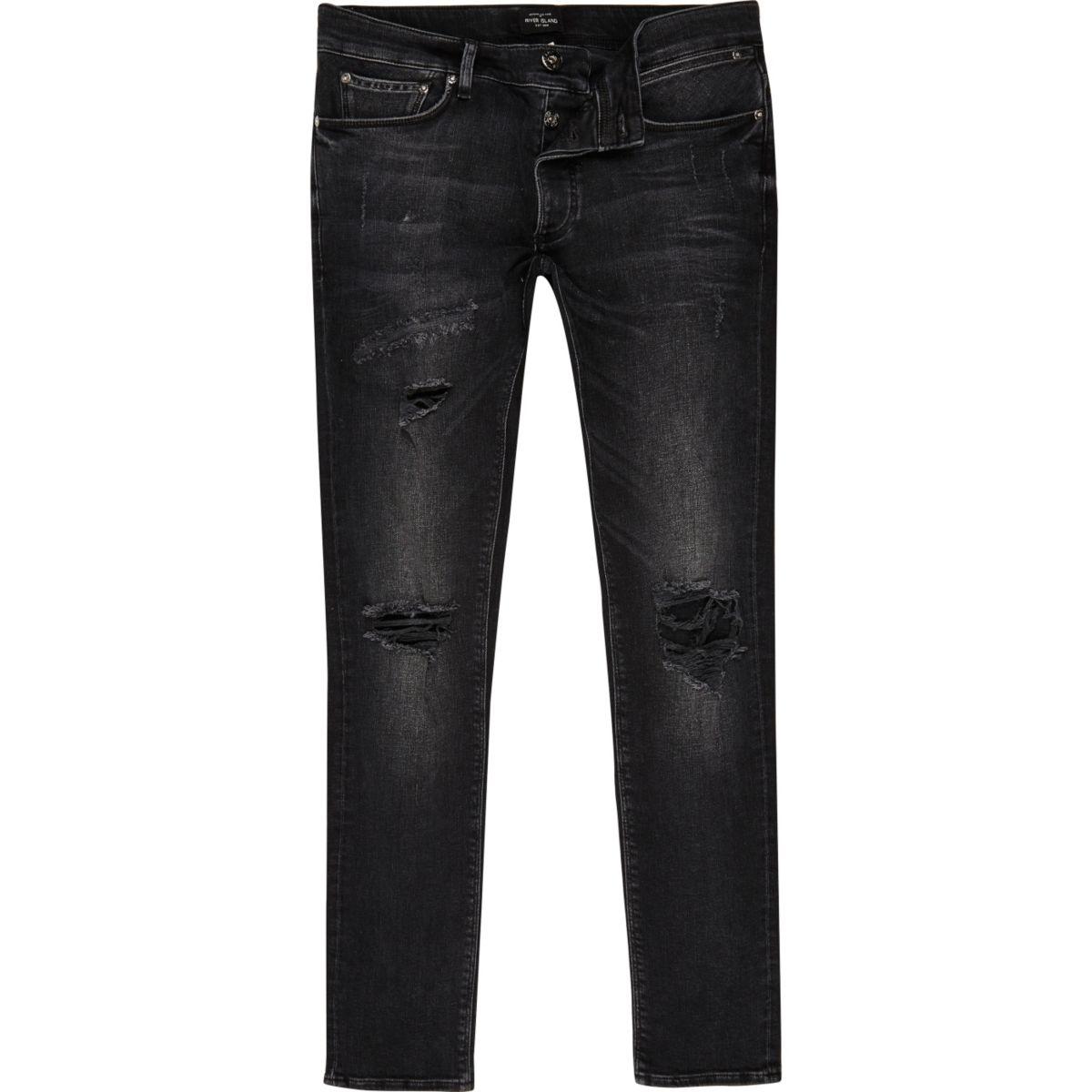 Ripped Skinny Jeans Png / Etzo mens biker jeans, skinny fit premium