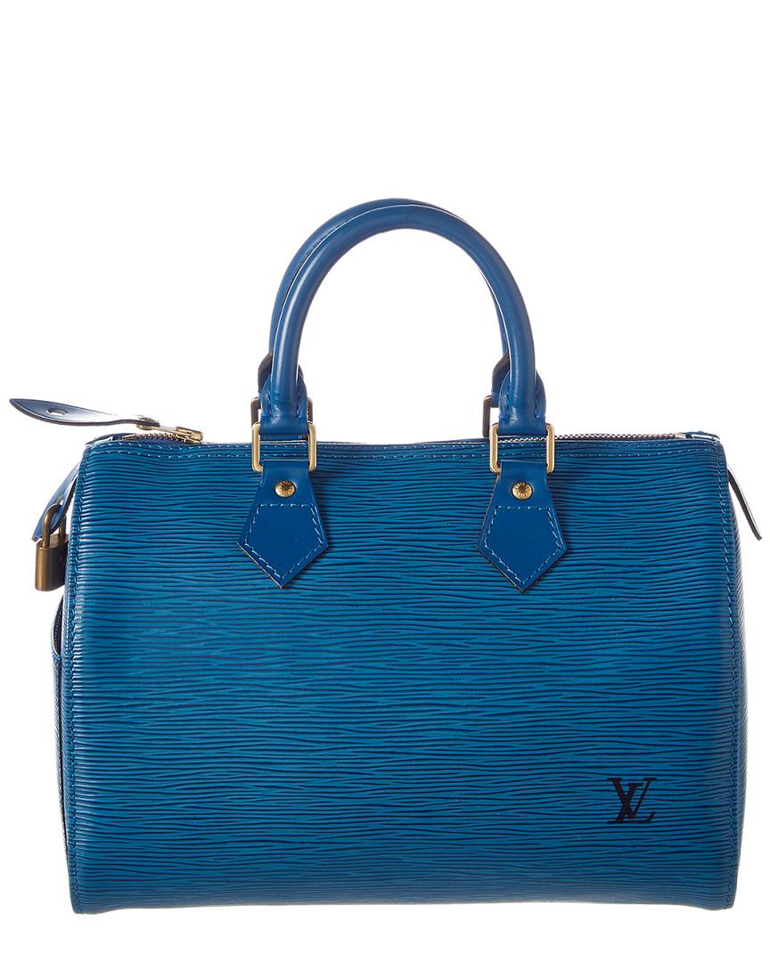 Louis Vuitton Blue Epi Leather Speedy 25 in Blue - Lyst