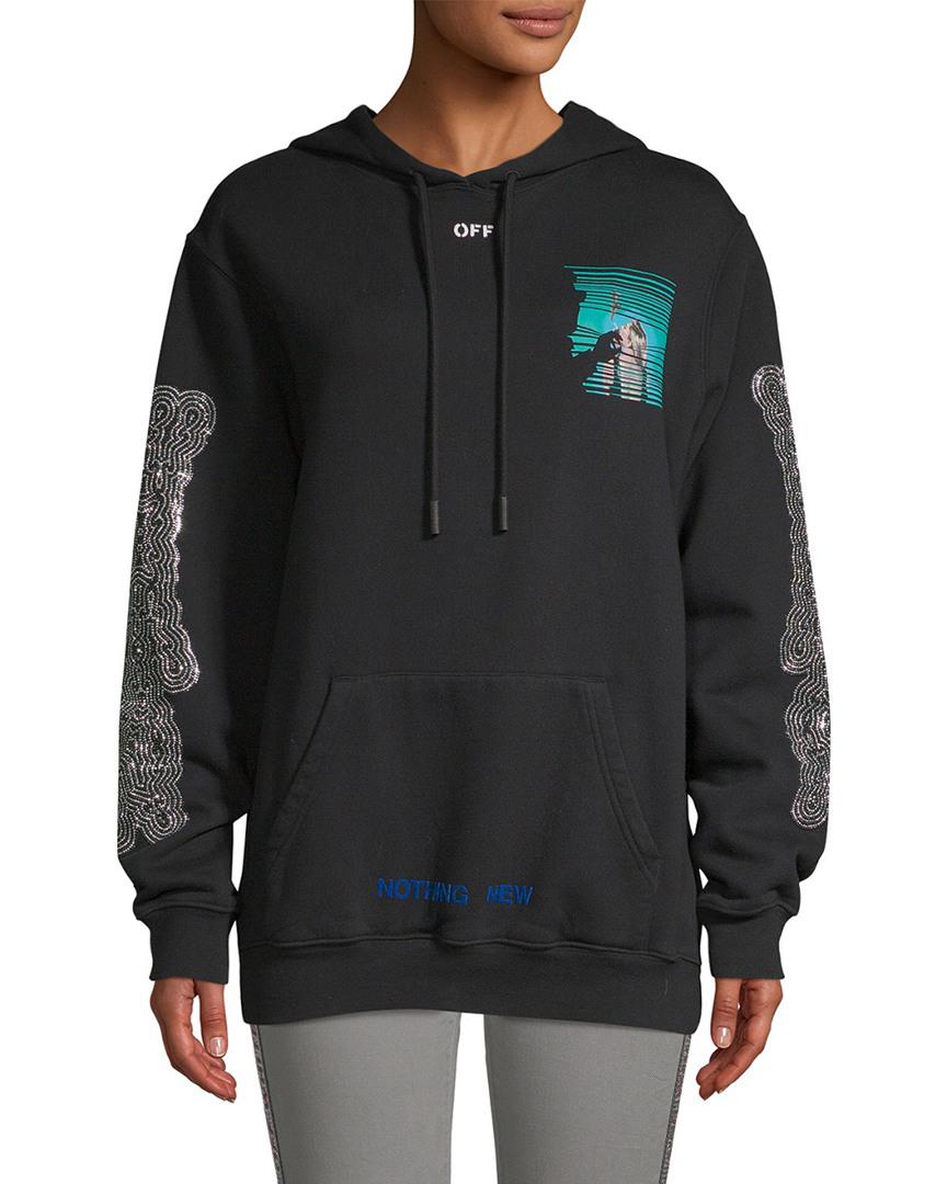 off white graphic hoodie
