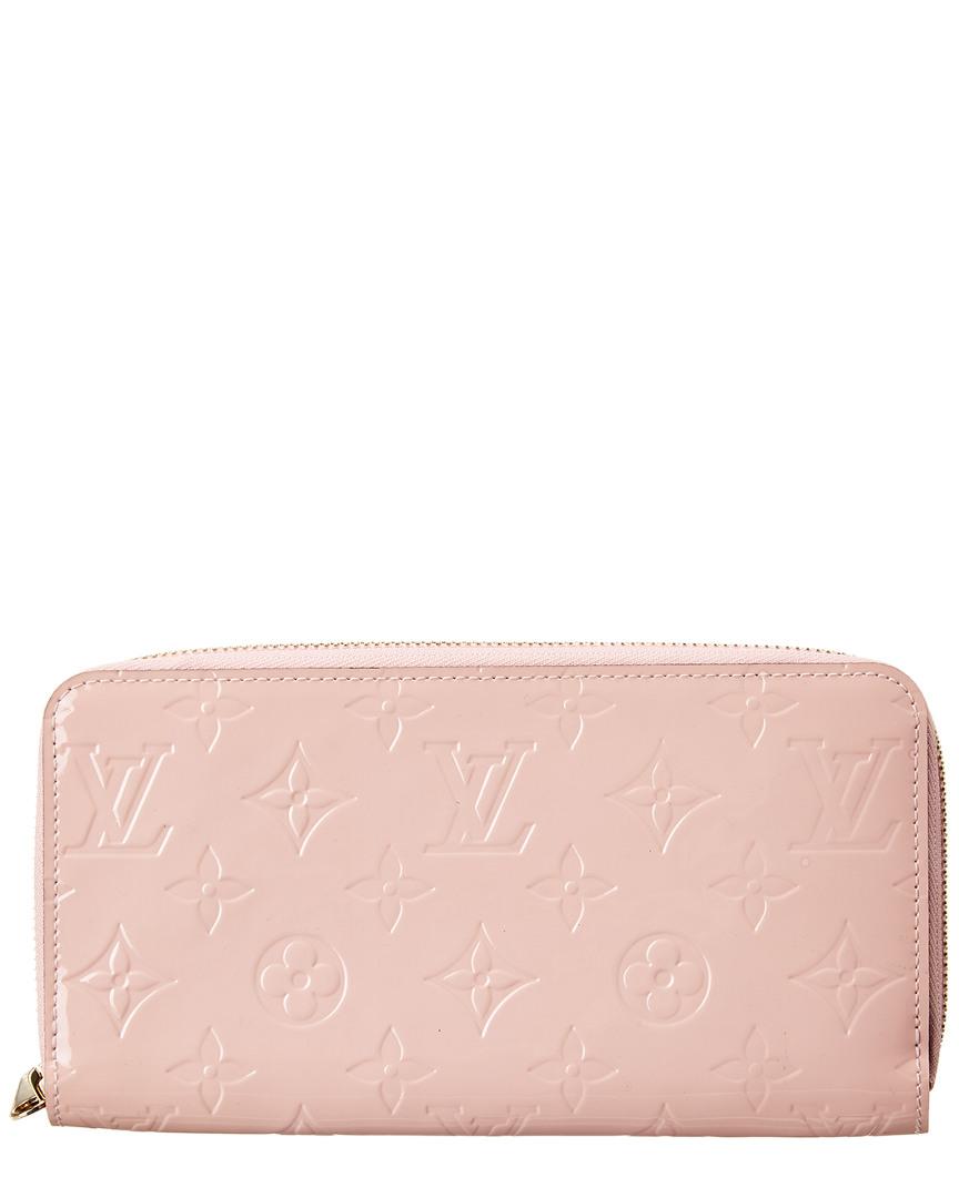 Louis Vuitton Pink Monogram Vernis Leather Zippy Wallet in Pink Lyst