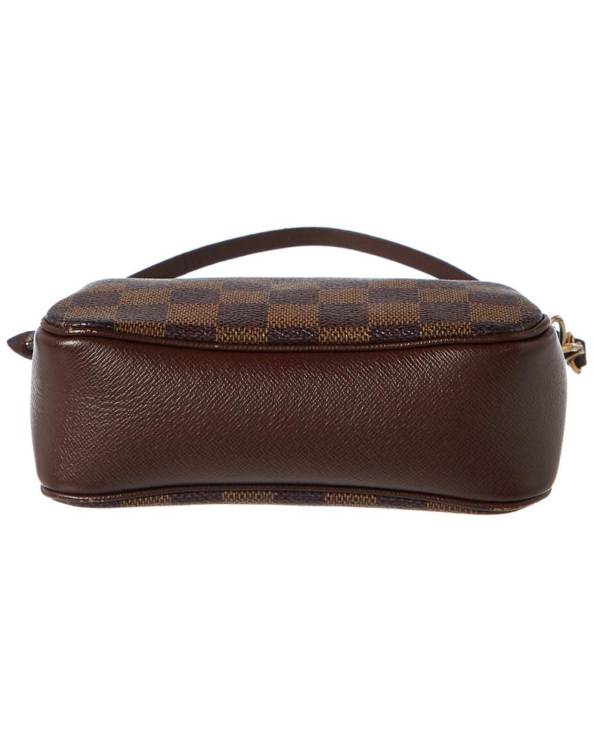 Lyst - Louis Vuitton Damier Ebene Canvas Trousse Cosmetic Pouch in Brown