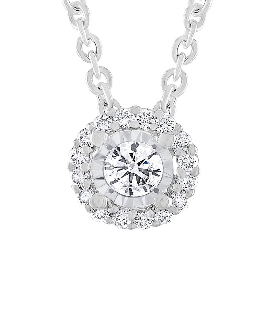 Lyst - Diana M . Fine Jewelry 14k 0.25 Ct. Tw. Diamond Necklace in Metallic