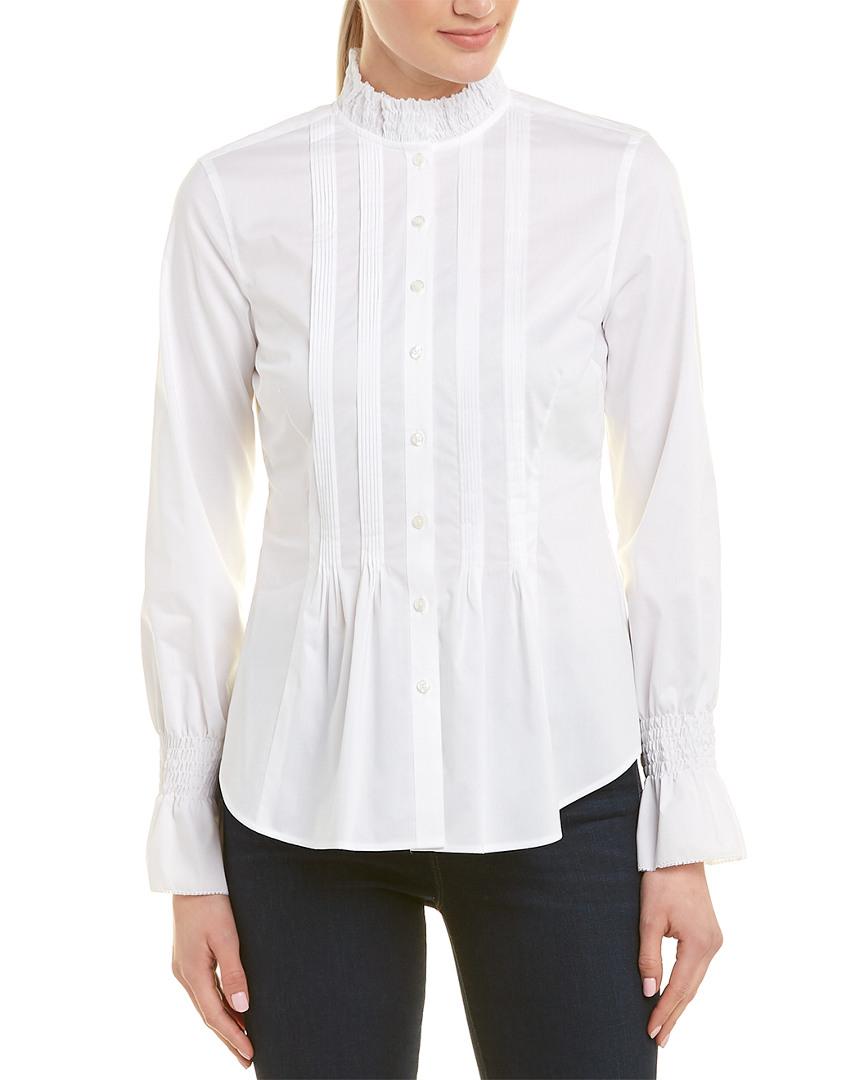 Lyst - Brooks Brothers Blouse In White