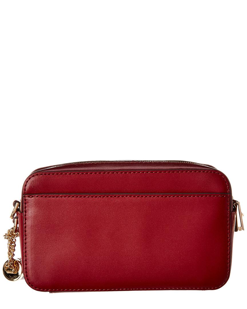 MICHAEL Michael Kors Michael Kors Small Leather Camera Bag in Red - Lyst