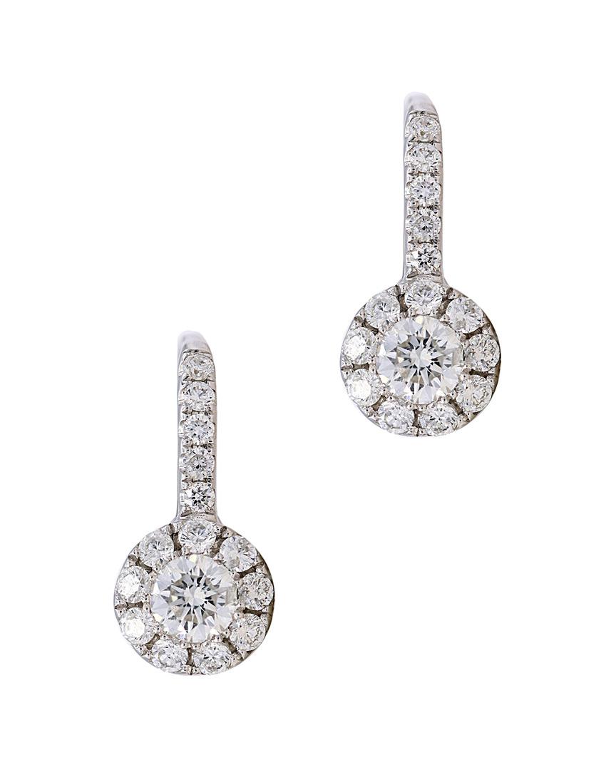 Lyst - Diana M . Fine Jewelry 14k 0.69 Ct. Tw. Diamond Earrings in Metallic