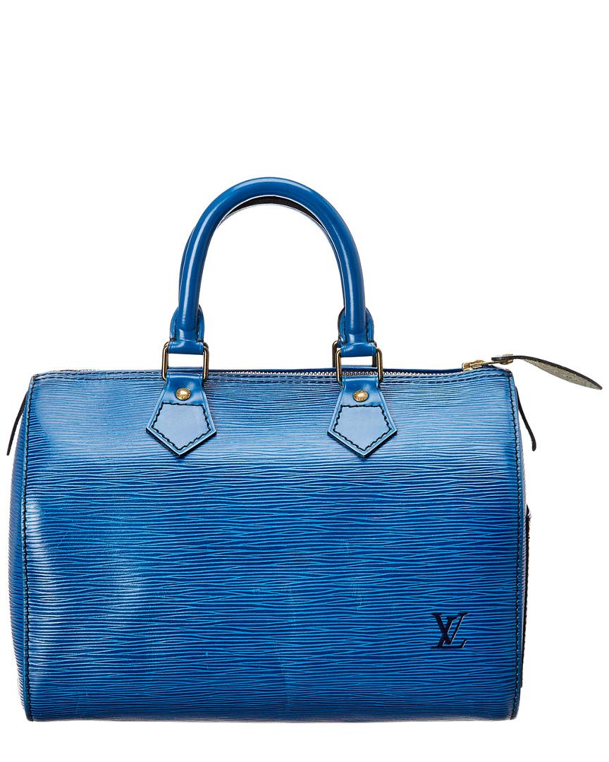 Lyst - Louis Vuitton Blue Epi Leather Speedy 30 in Blue