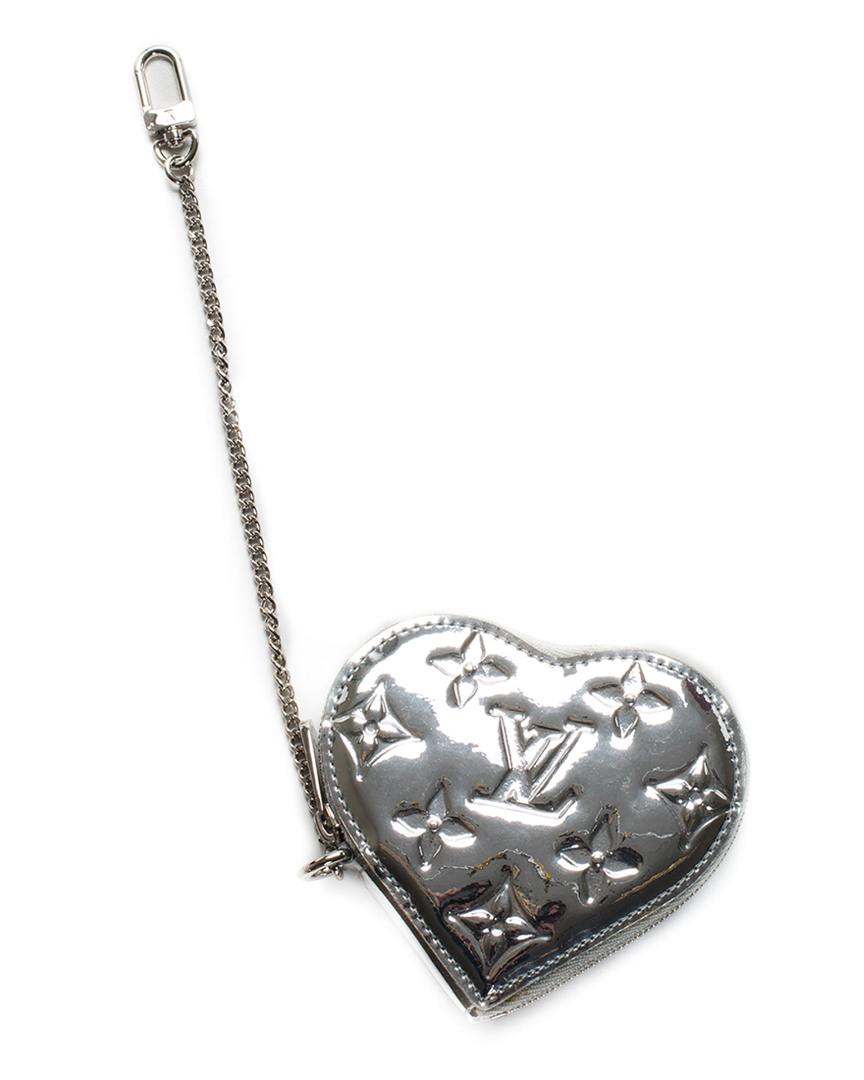 Louis Vuitton Silver Monogram Vernis Leather Heart Change Pouch, Never Carried in Metallic - Lyst