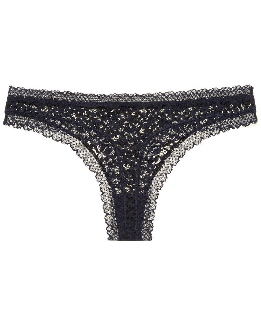 Stella McCartney Lingerie Lulu Drifting Thong in Blue - Lyst