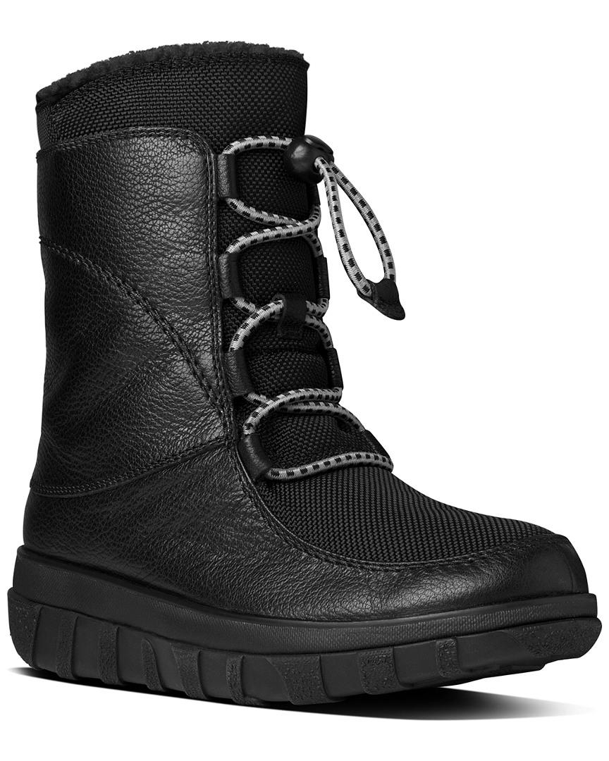 Fitflop Sporty Leather Boot in Black - Lyst