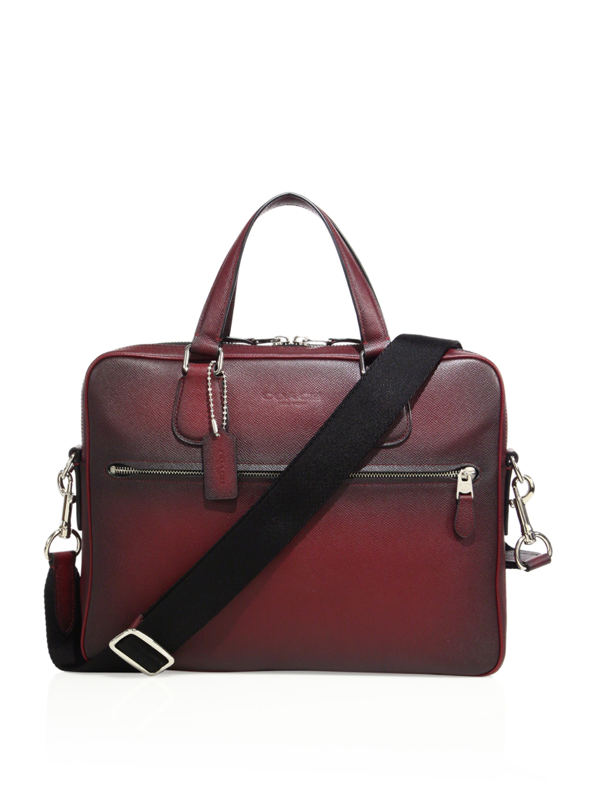 coach mens leather bag