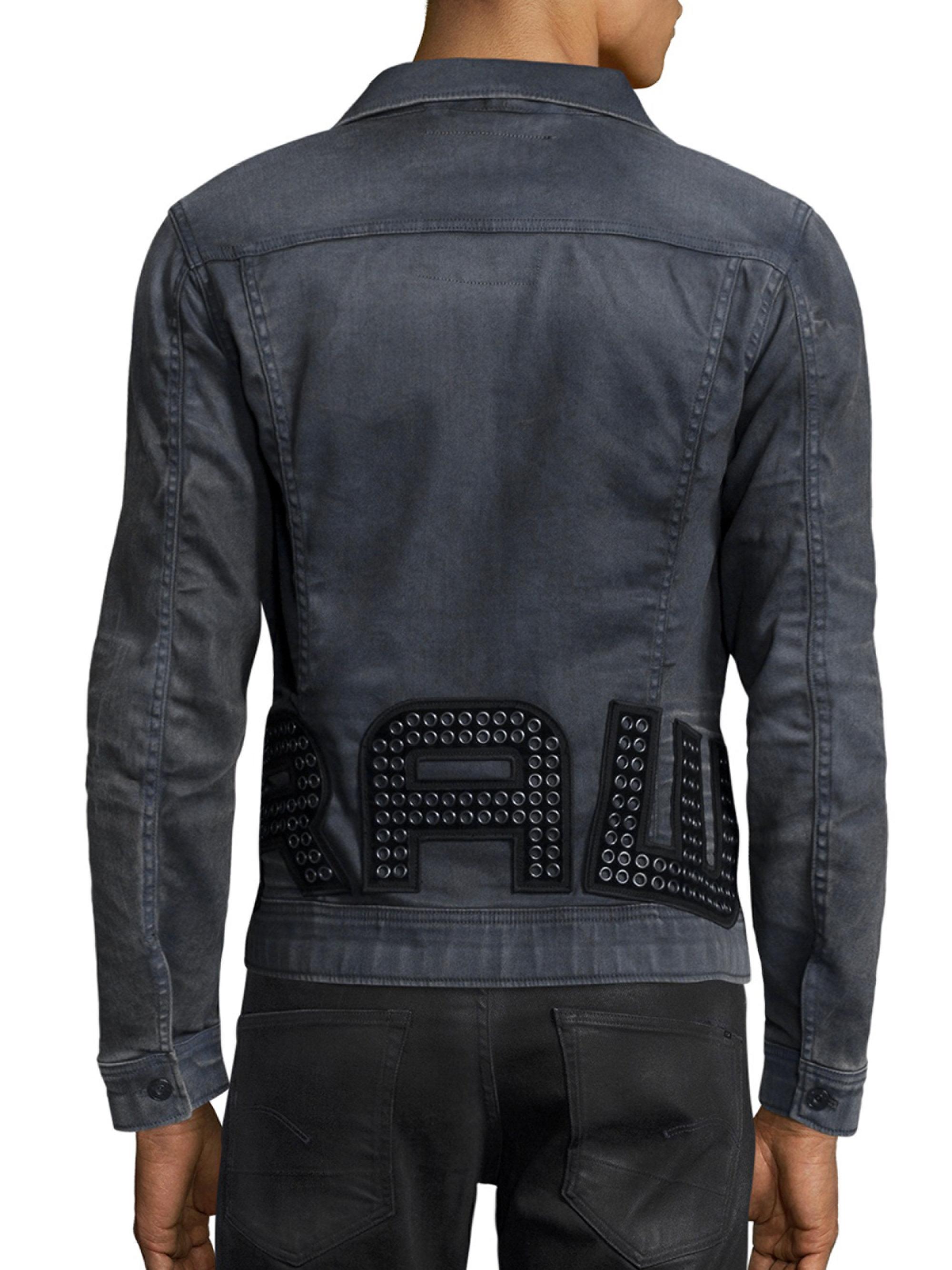 Lyst GStar RAW Slimfit 3d Aged Denim Jacket in Blue for Men