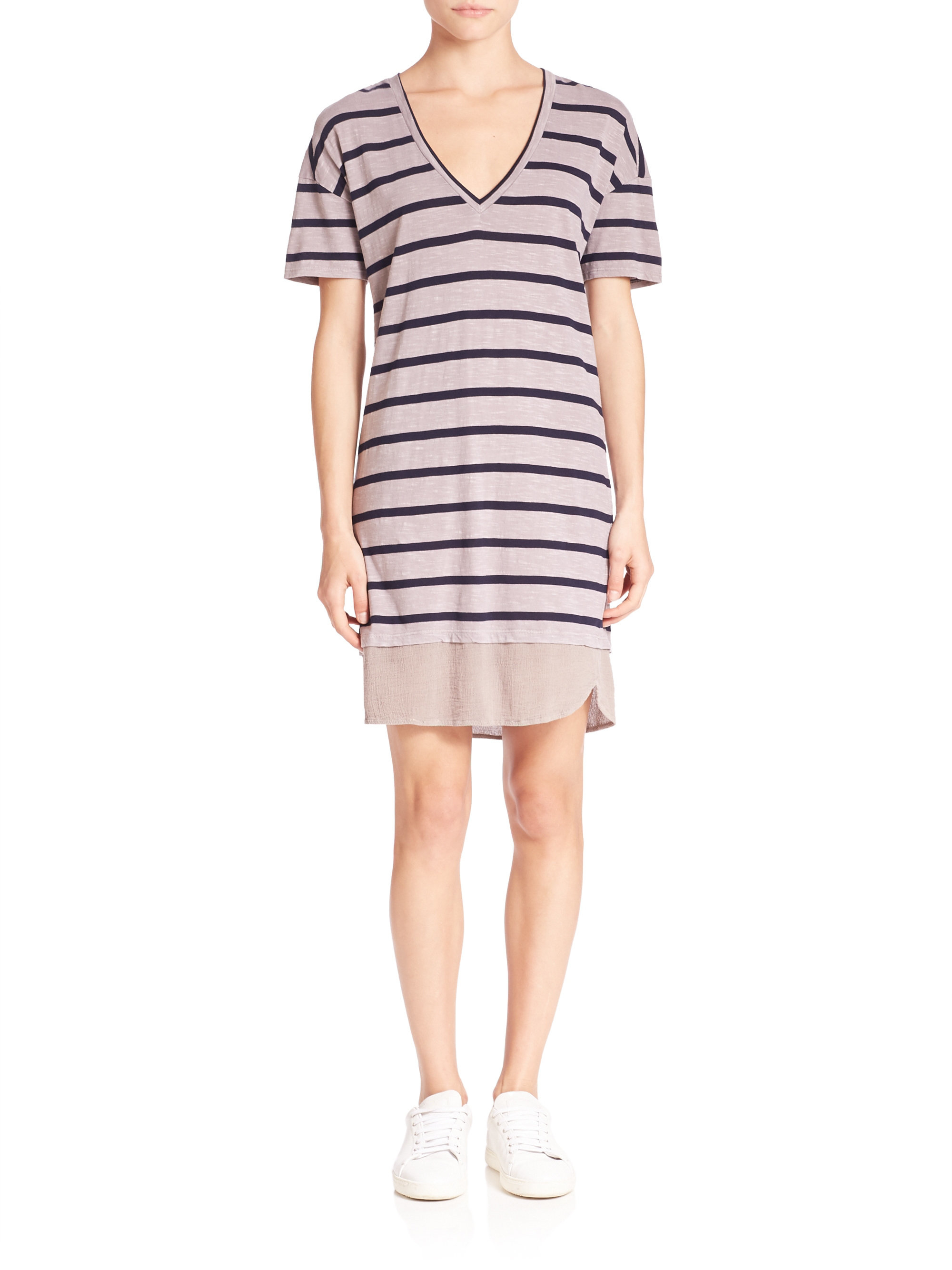 stateside long tee dress