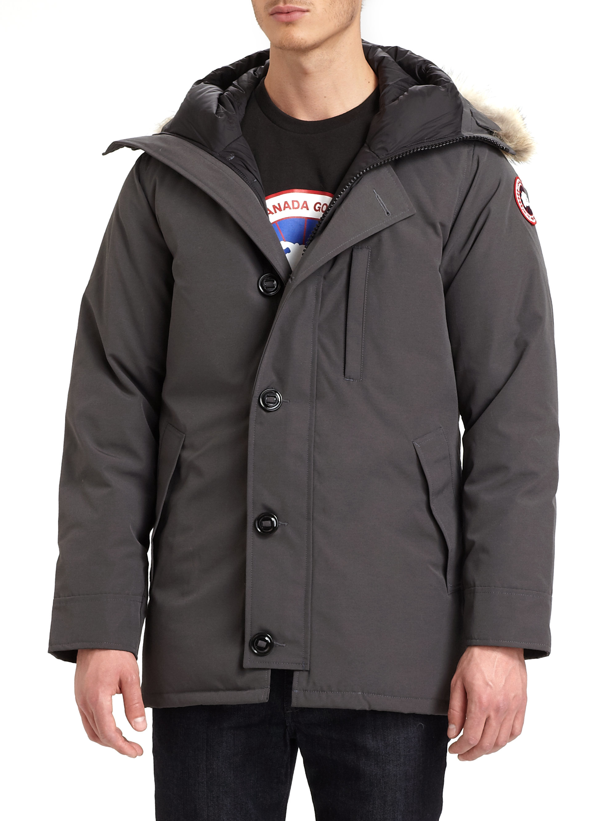 Canada Goose Chateau Parka In Gray For Men Lyst