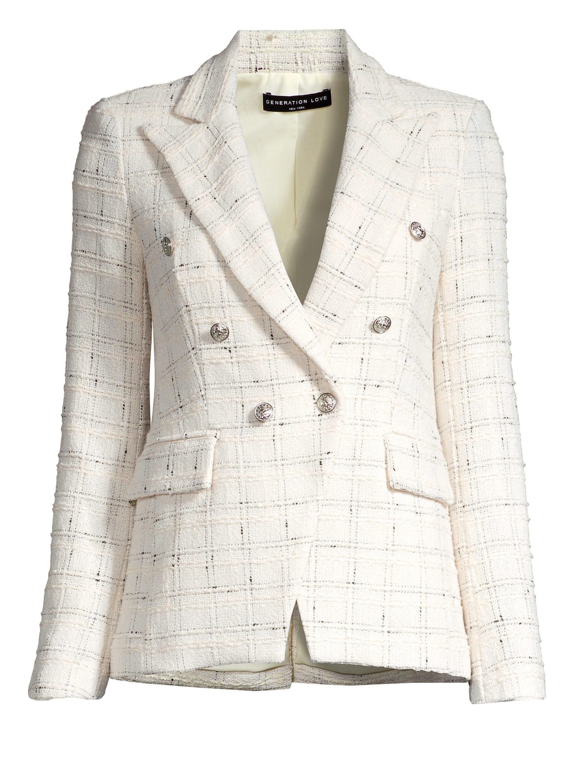 Lyst - Generation Love Alexa Bouclé Tweed Blazer