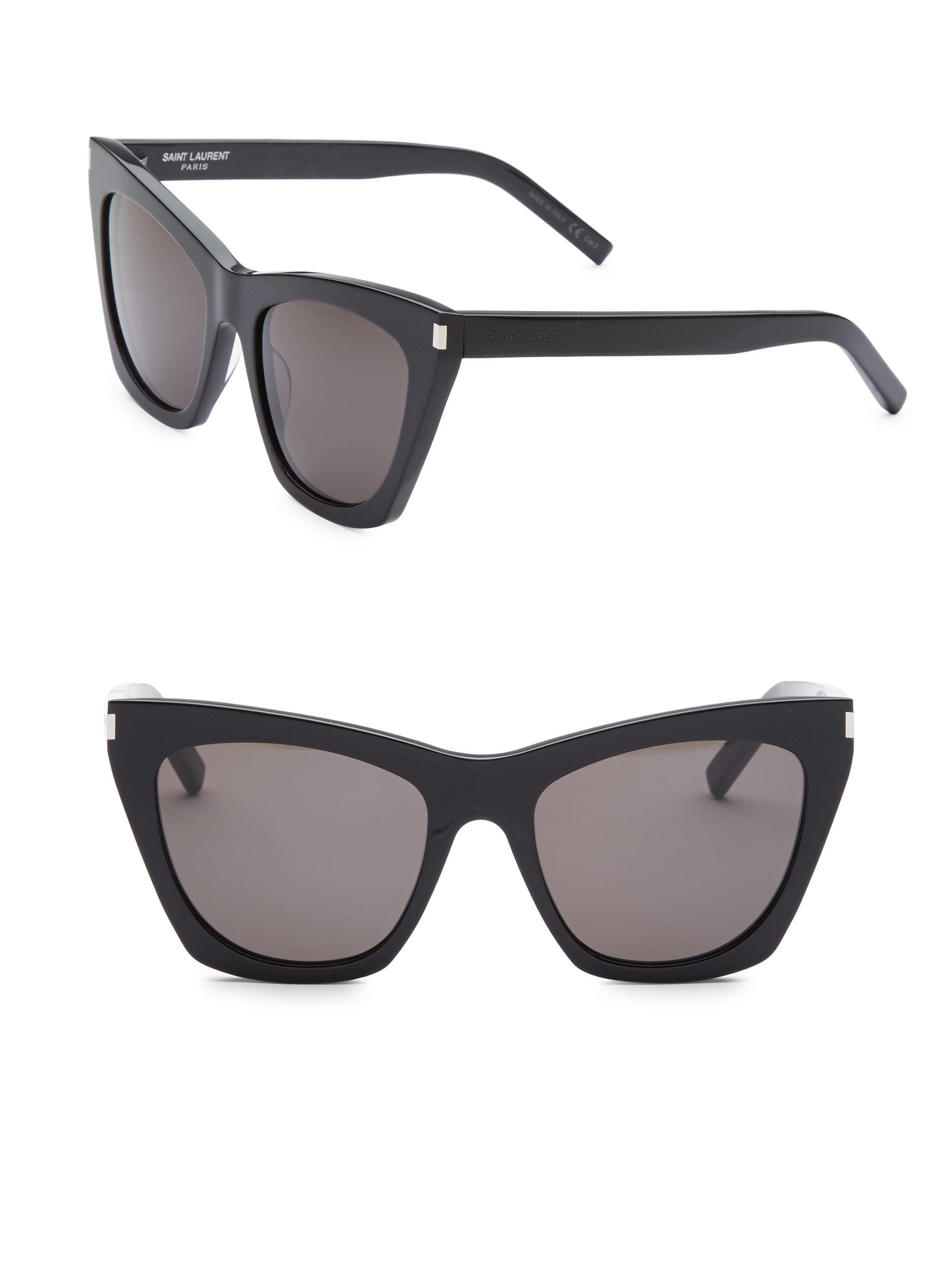 Lyst Saint Laurent 55mm New Wave 214 Kate Sunglasses in Black
