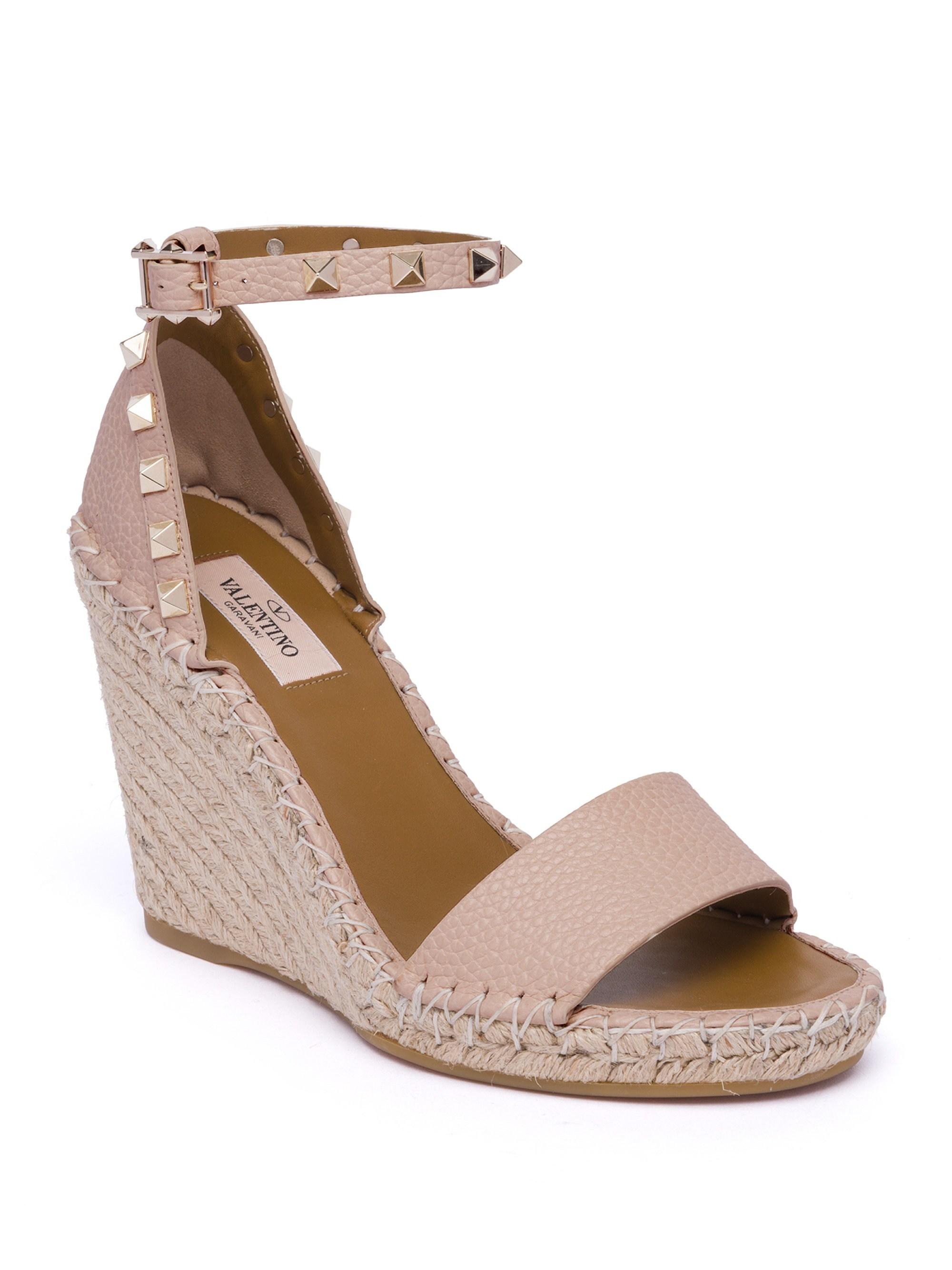 valentino espadrille wedge