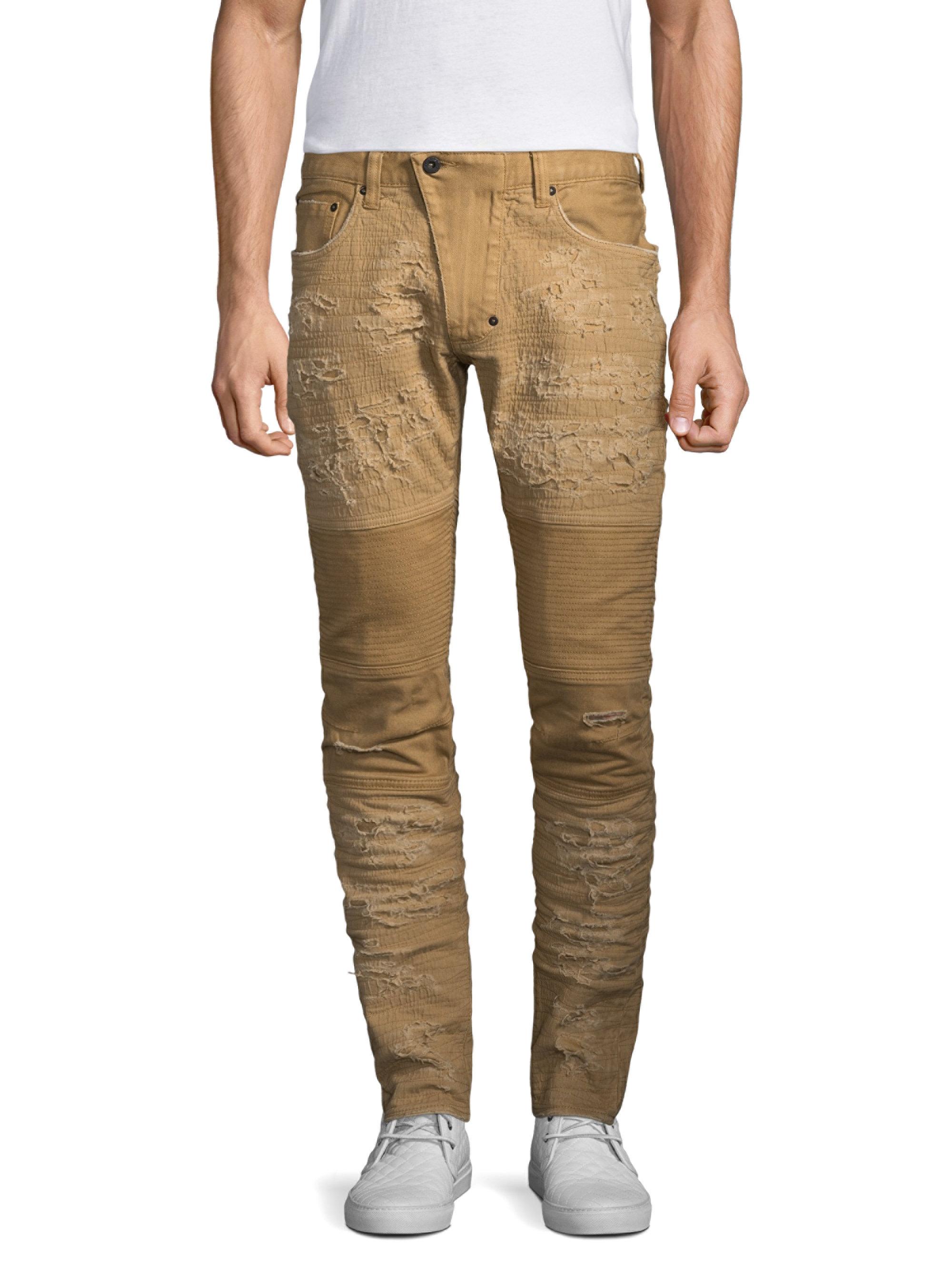 gray moto jeans