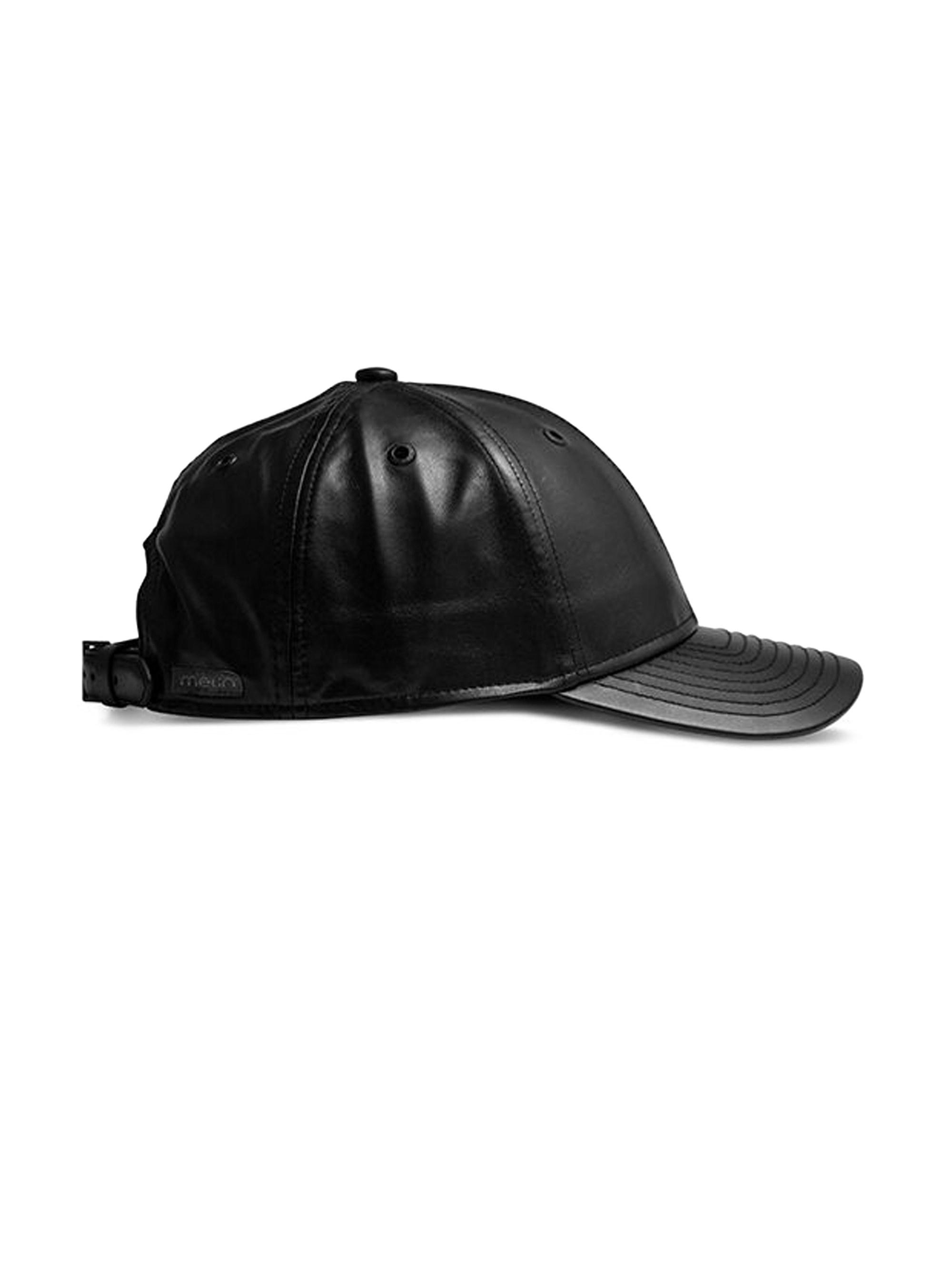 Melin The Voyage Leather Baseball Hat in Black for Men Lyst