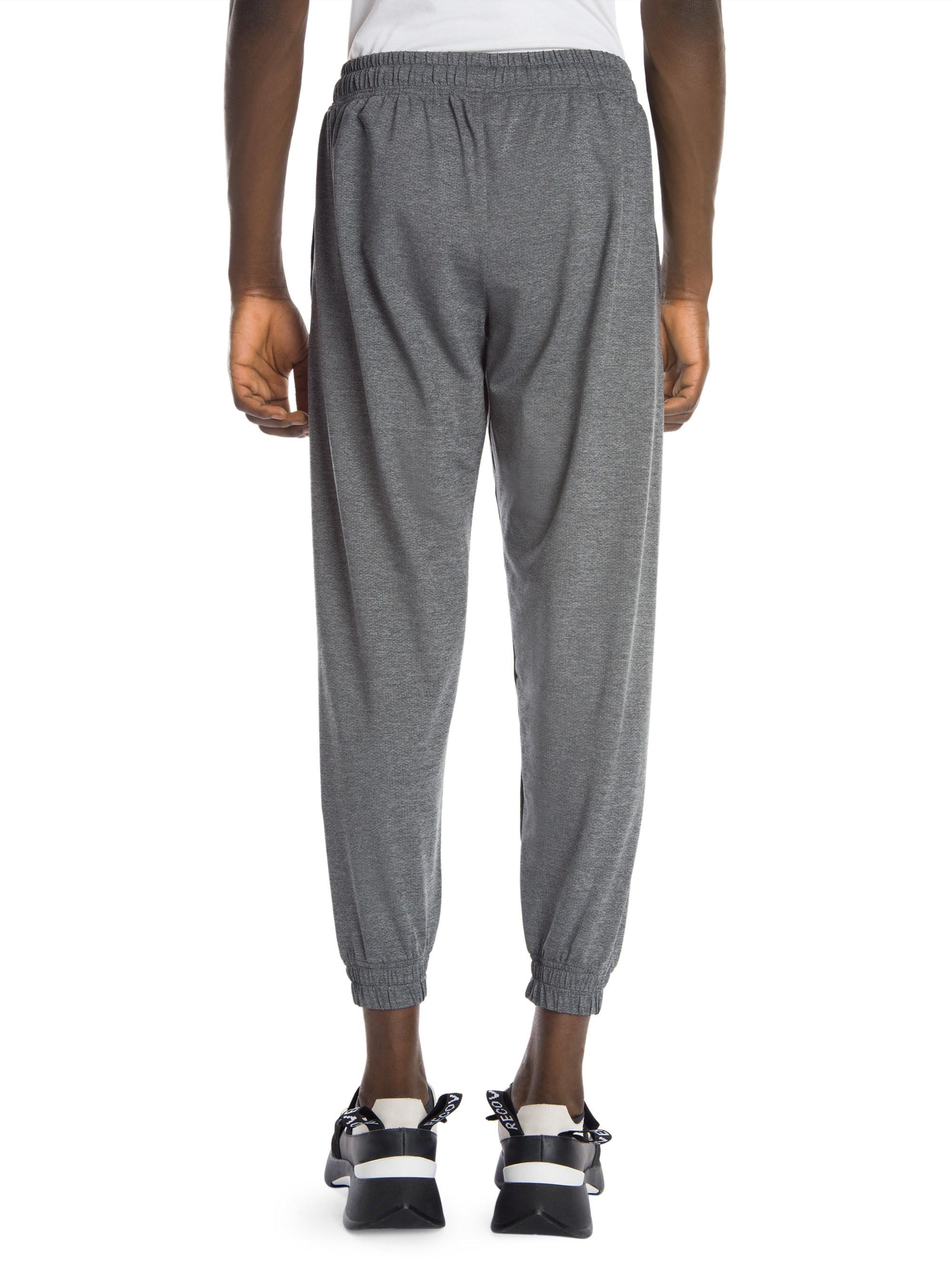 Palm Angels X Under Armour Loose Jogging Pants in Melange Grey Black ...