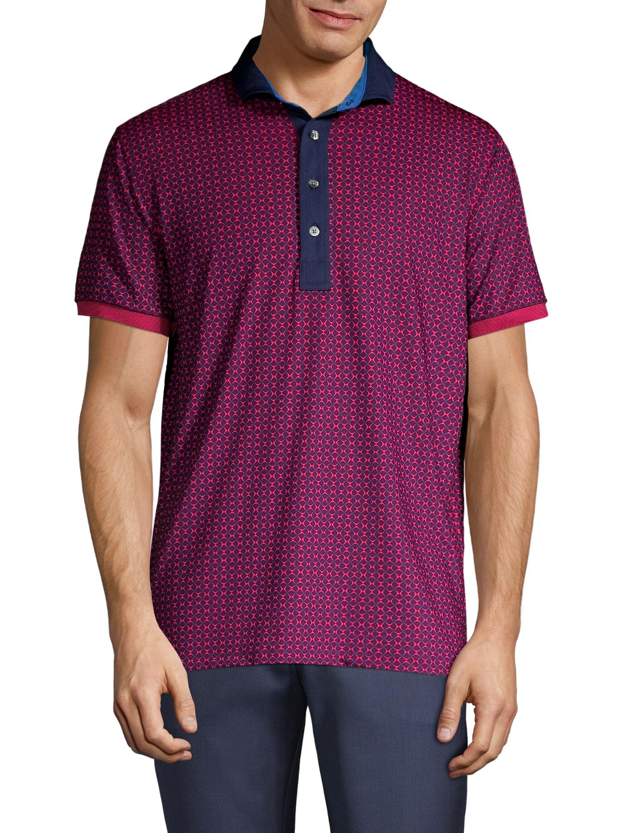 Greyson Men's Batweb Polo Shirt - Maltese in Purple for Men - Lyst