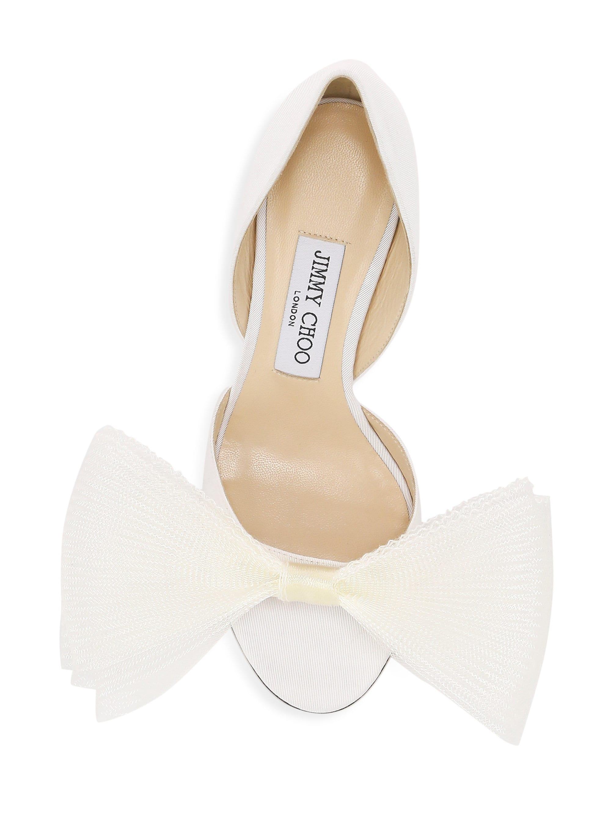 jimmy choo bow heel