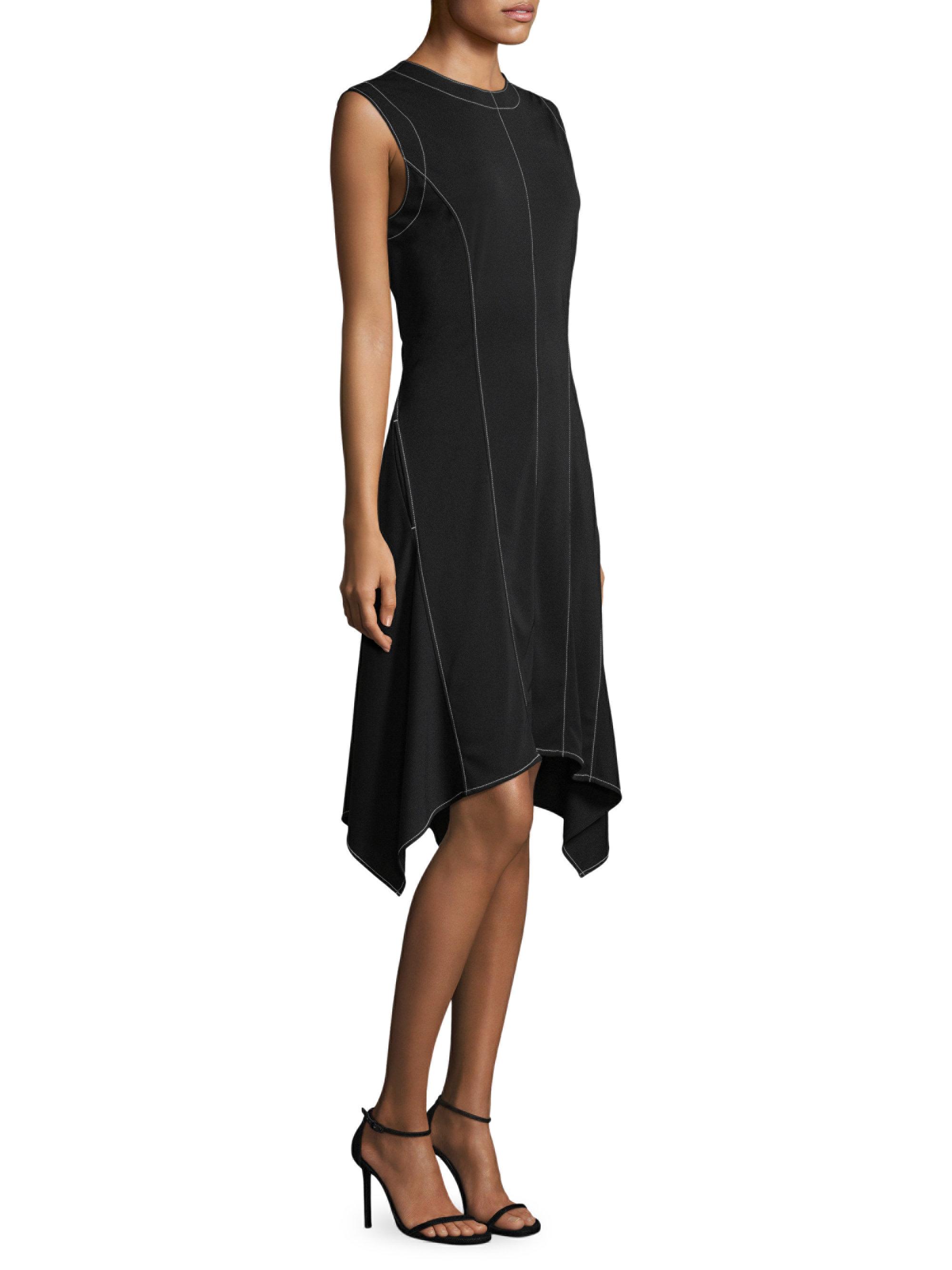 Knee Length Asymmetrical Dress