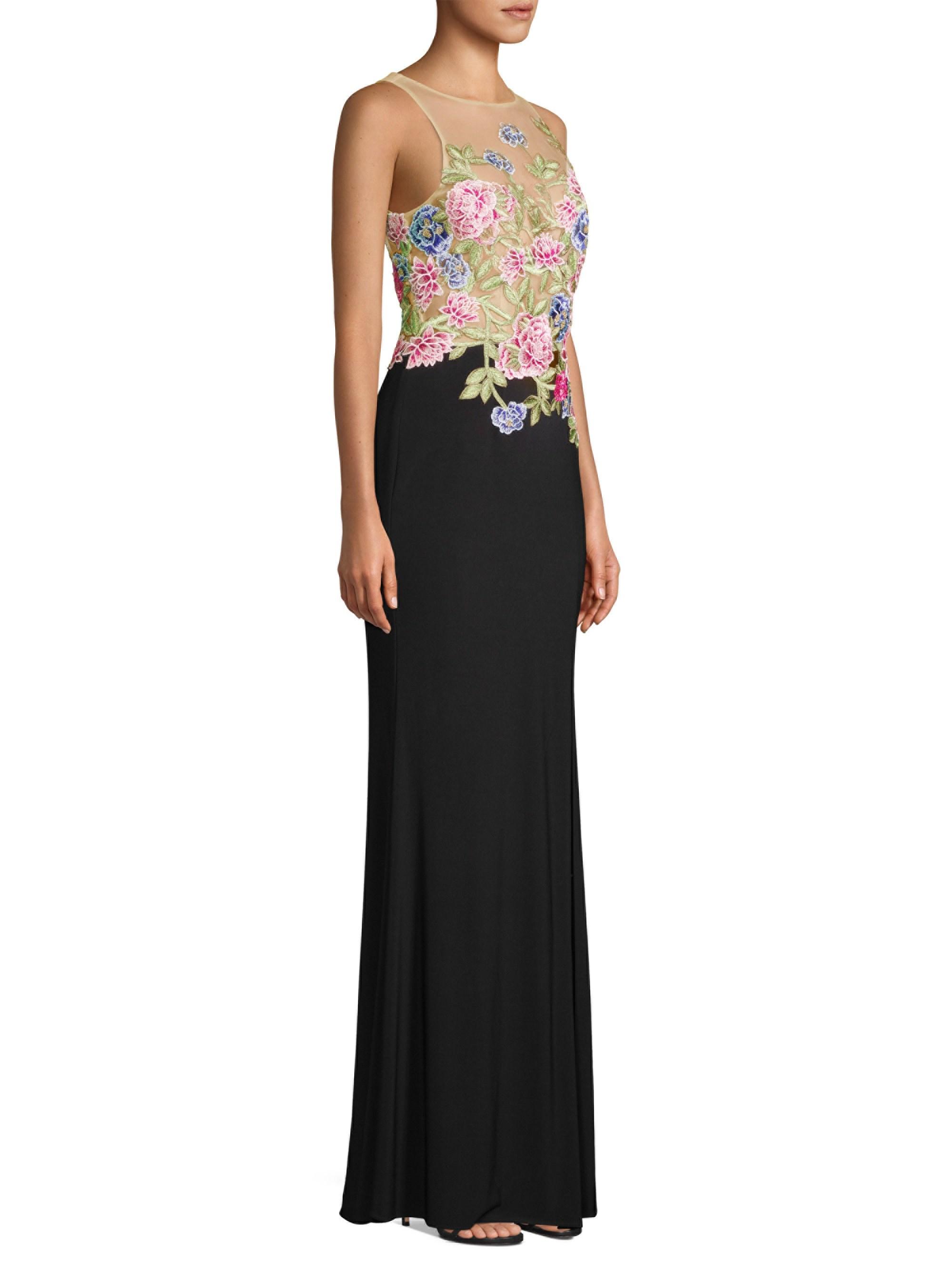 basix black label feather gown