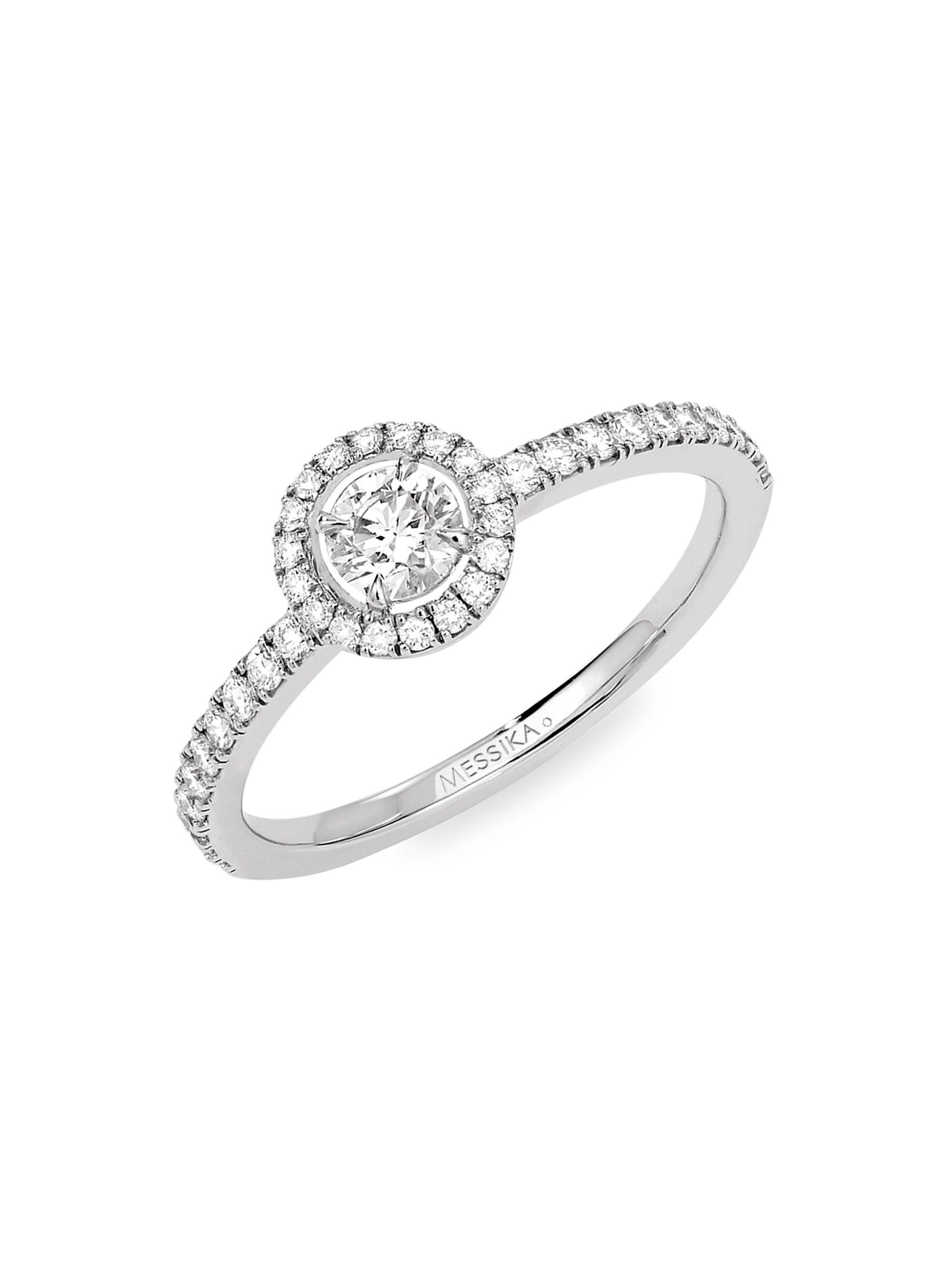  Messika  Joy Brilliant cut Diamond Engagement  Ring  in White 