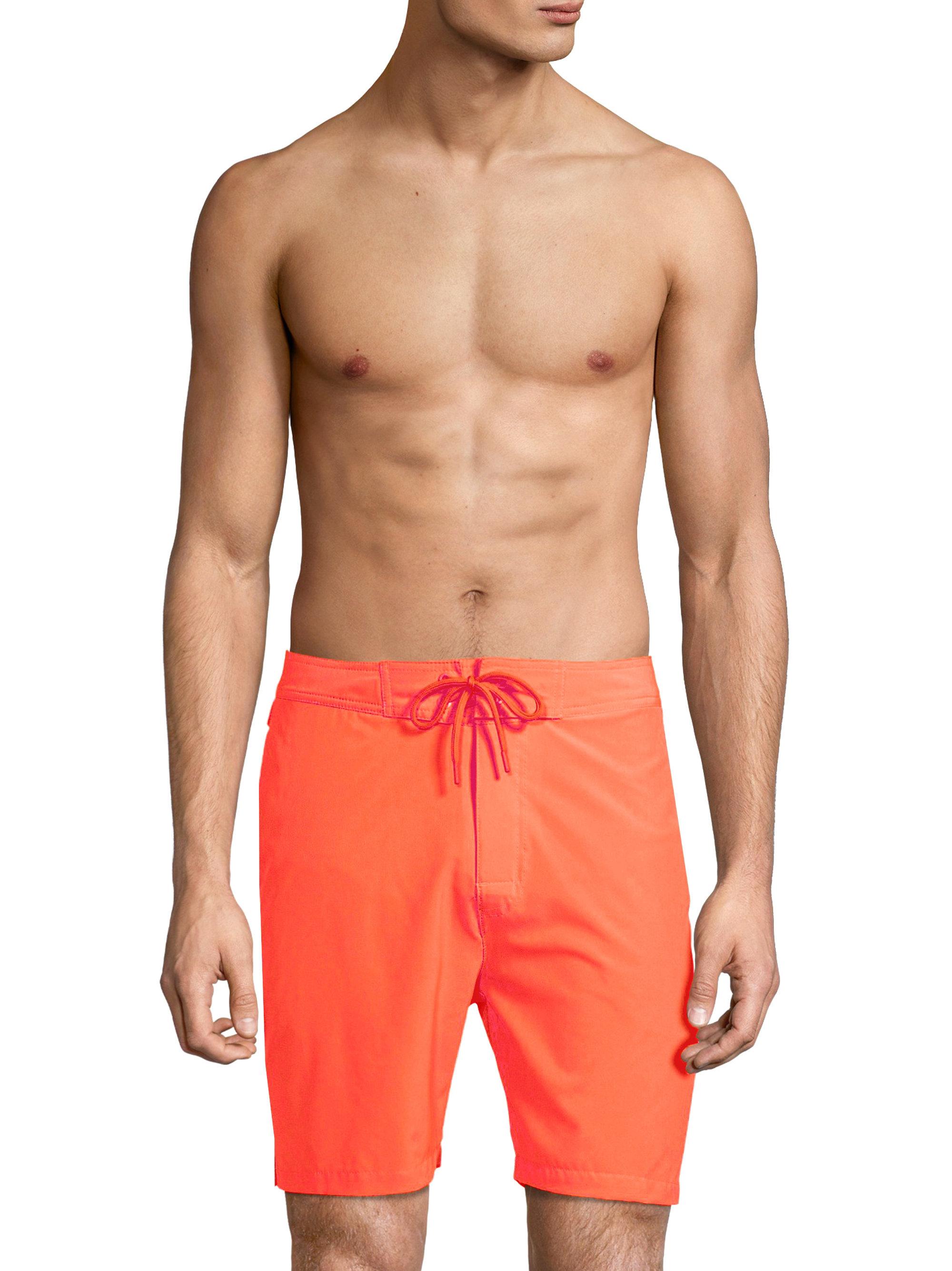 Lyst Sundek Lowrise Swim Trunks in Orange for Men