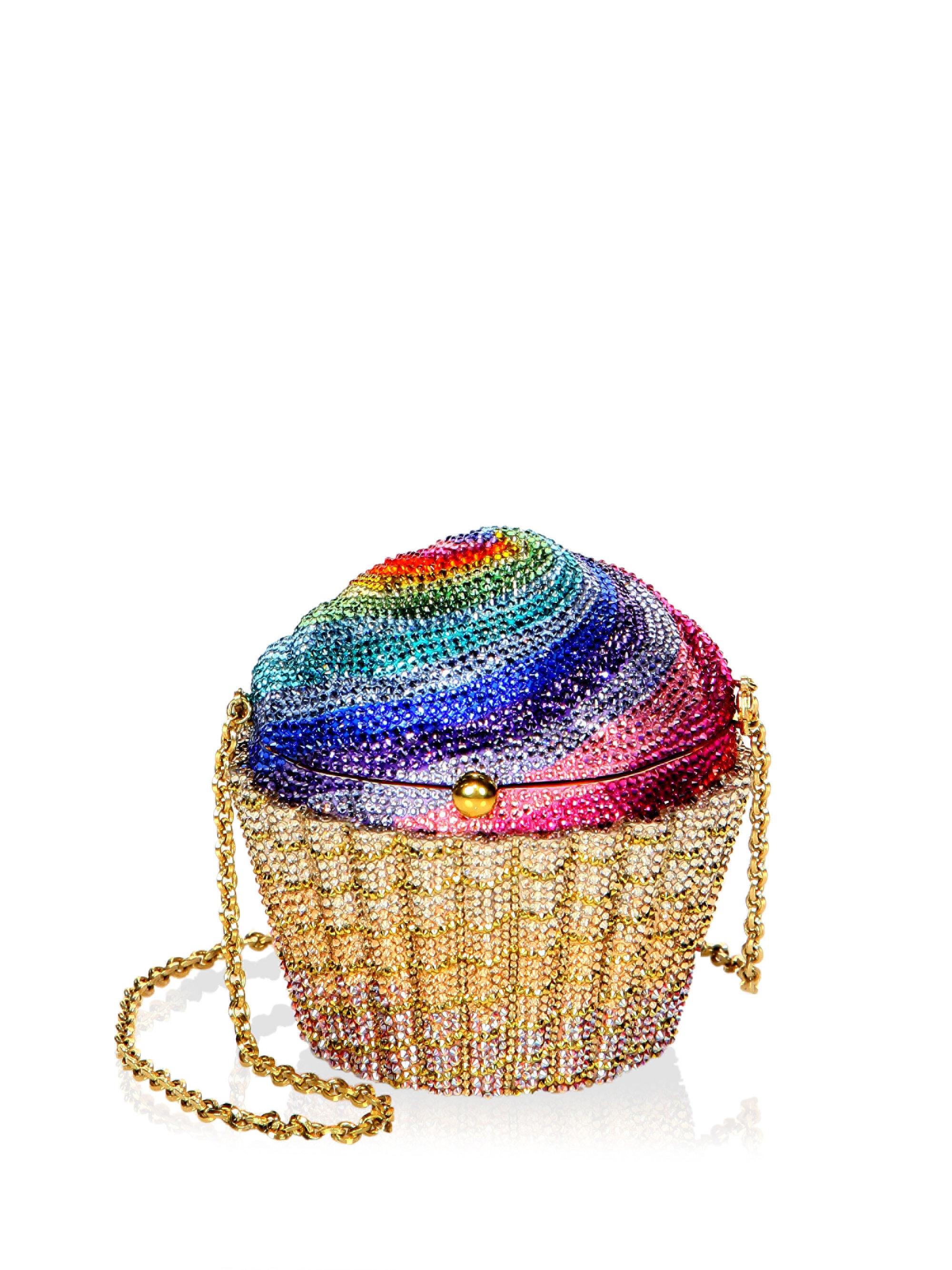 Lyst Judith Leiber Rainbow Cupcake Shoulder Bag