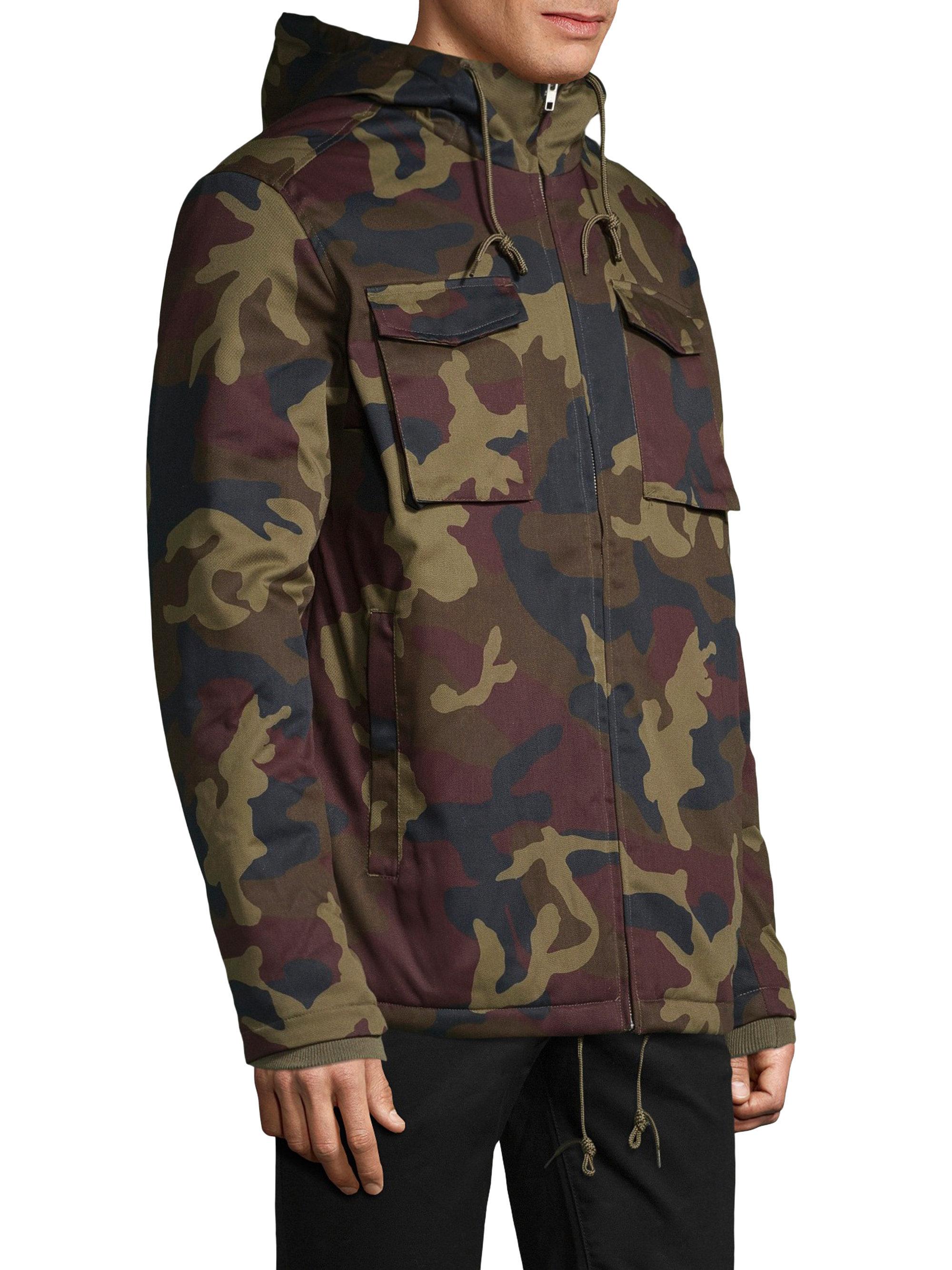 Lyst Wesc Camouflage Hooded Field Jacket for Men