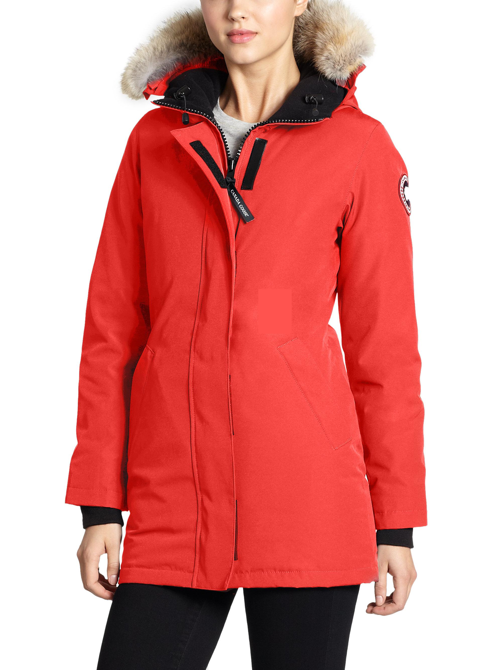 canada goose victoria fur-trimmed down parka canada goose victoria fur-trimmed down parka