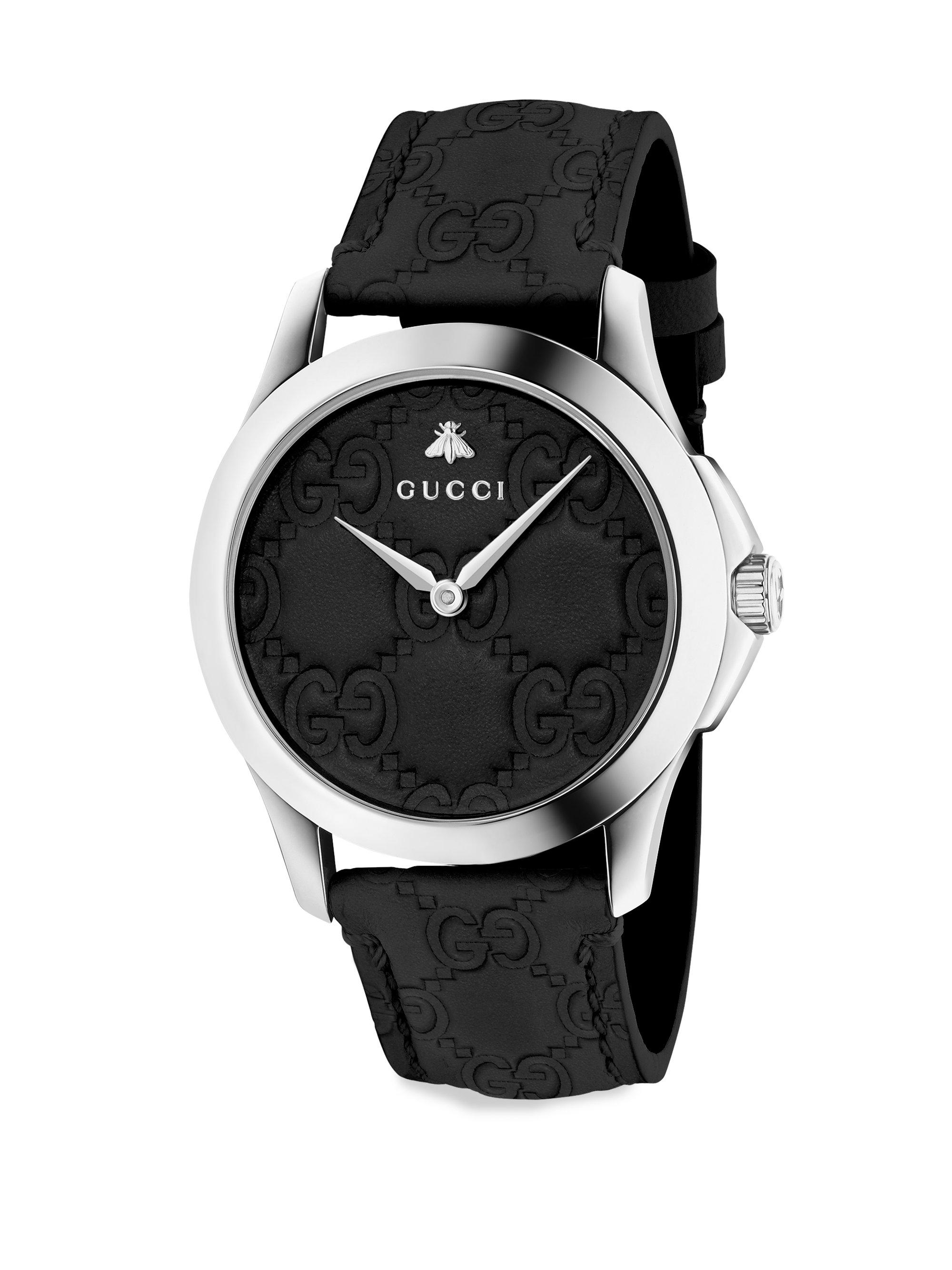 gucci timeless watch men's