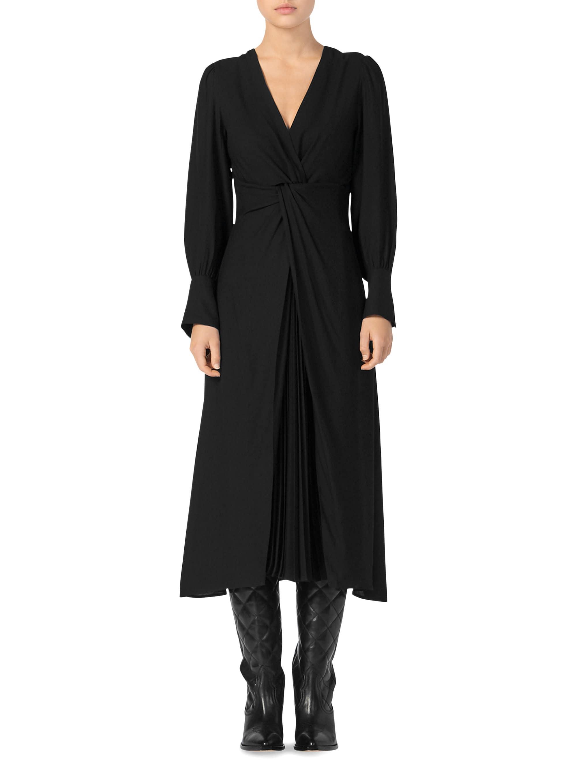 Sandro Minella Twist-knot Dress in Black - Lyst